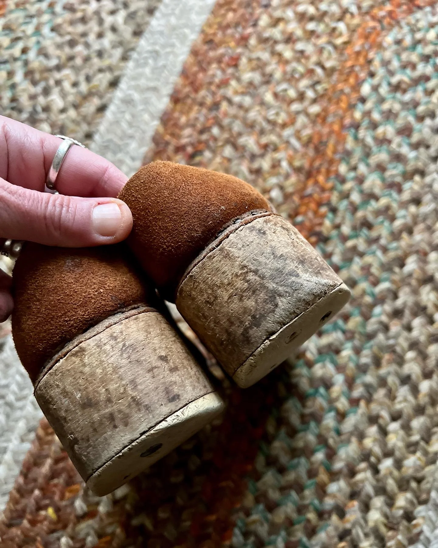 70s/80s Rad Handmade Clogs Womens Size 7.5/8 - Image 9