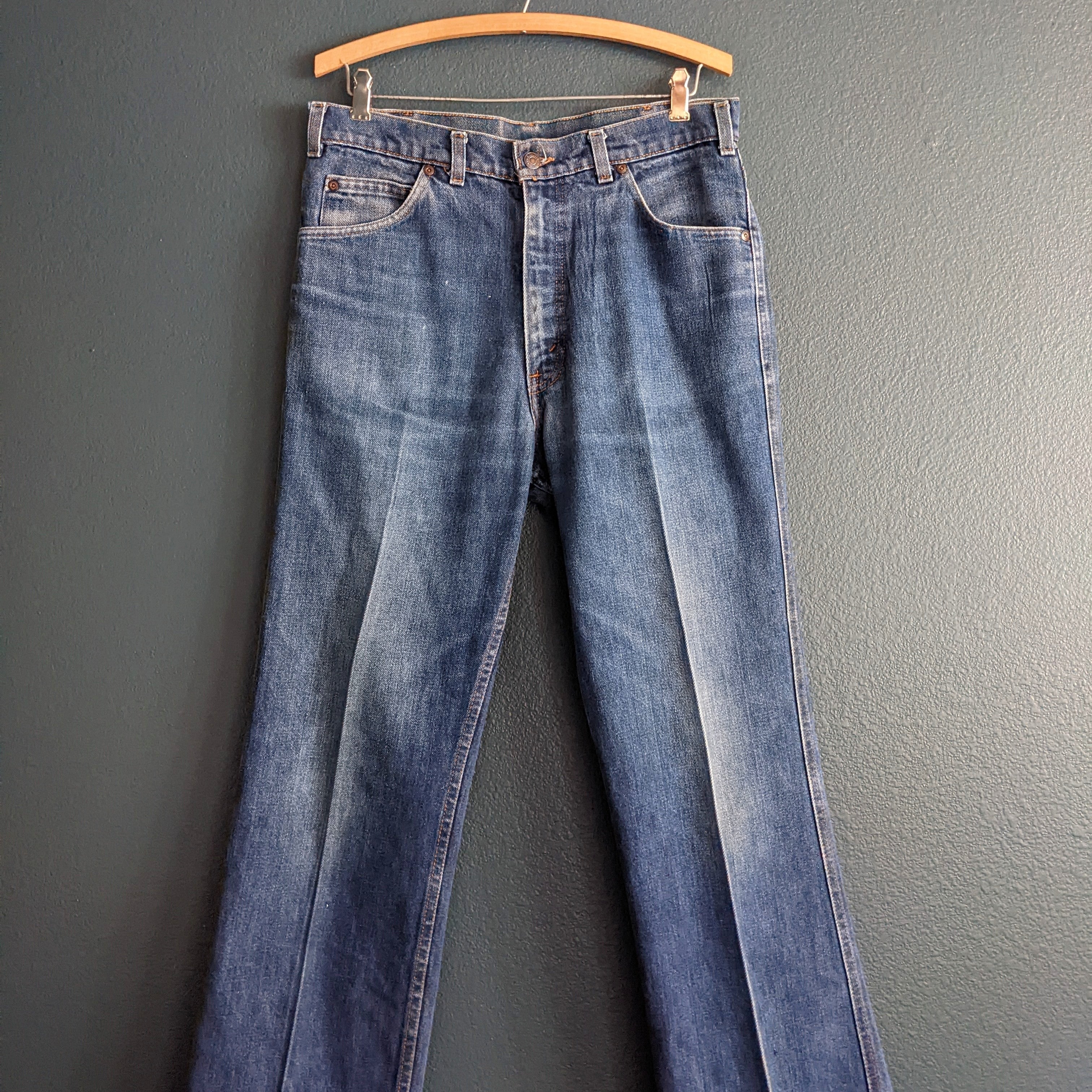 70s/80s Rare Movin' On Blue Denim Jeans By Levi's - Image 5