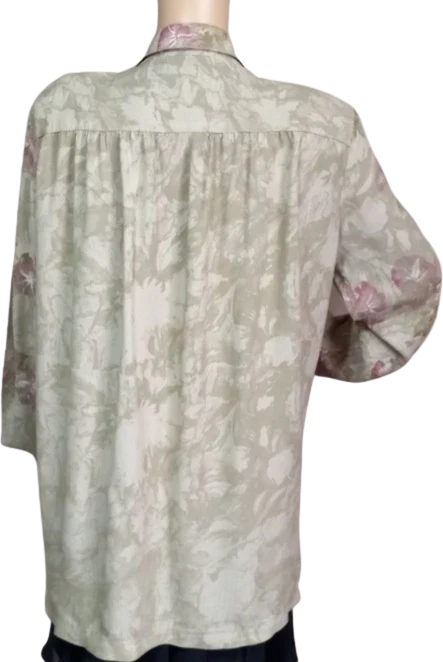 70s/80s Rayon Usa Blazer 1 Breast And 2 Hand Pockets By Cl Carole Little - Image 2