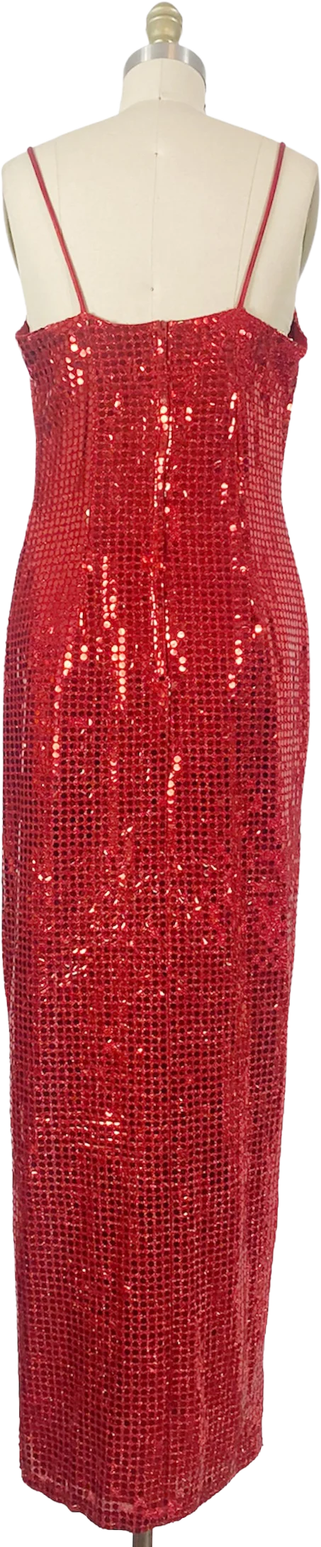 70s/80s Red Disco Dress - Image 2