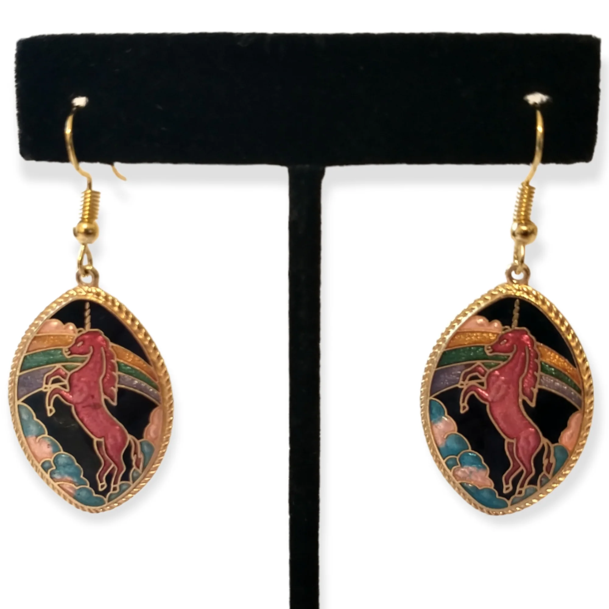 70s/80s Retro Rainbow Earrings by Retro - Image 7