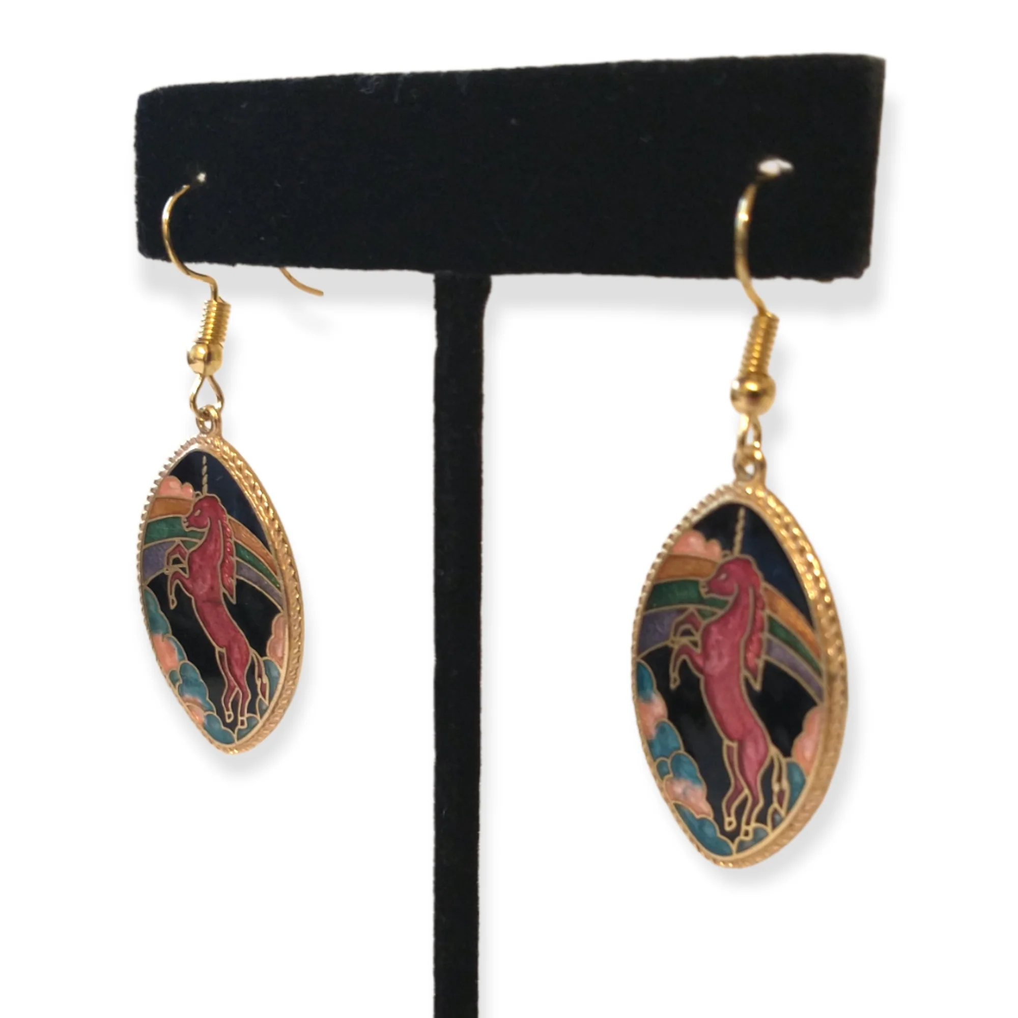 70s/80s Retro Rainbow Earrings by Retro - Image 8