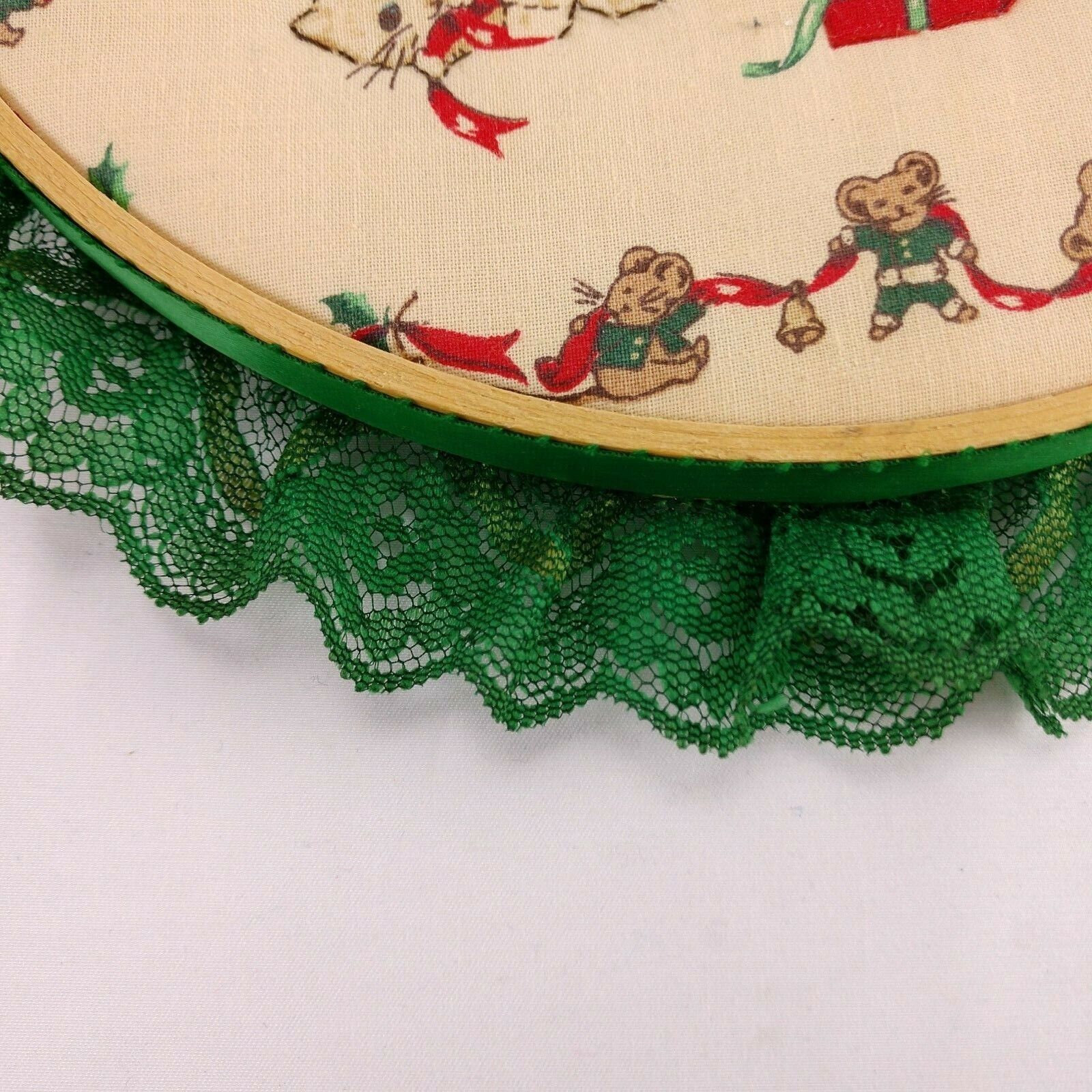 70s/80s Trapunto Decorative Christmas Wall Decor Kittens - Image 6