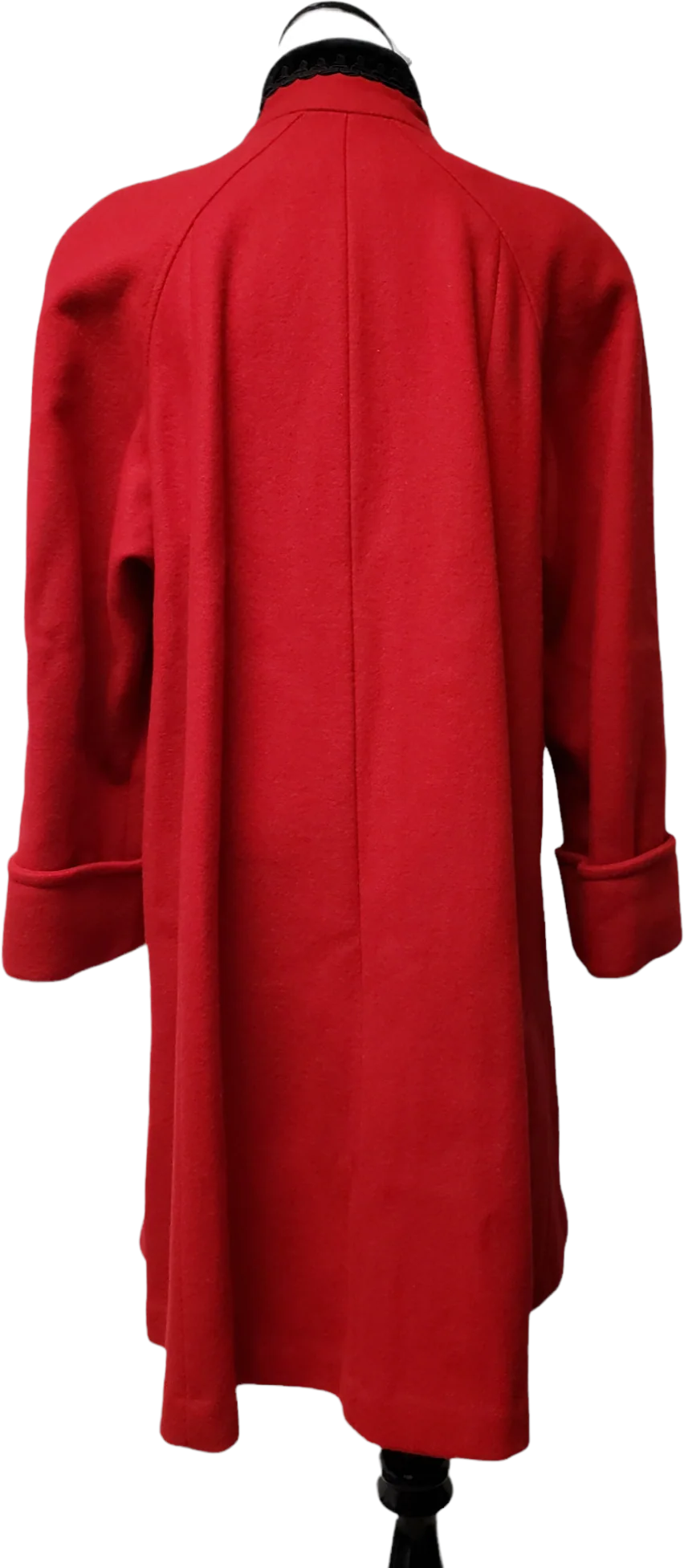 70s/80s Union Made Red Wool Coat By Jofeld - Image 2