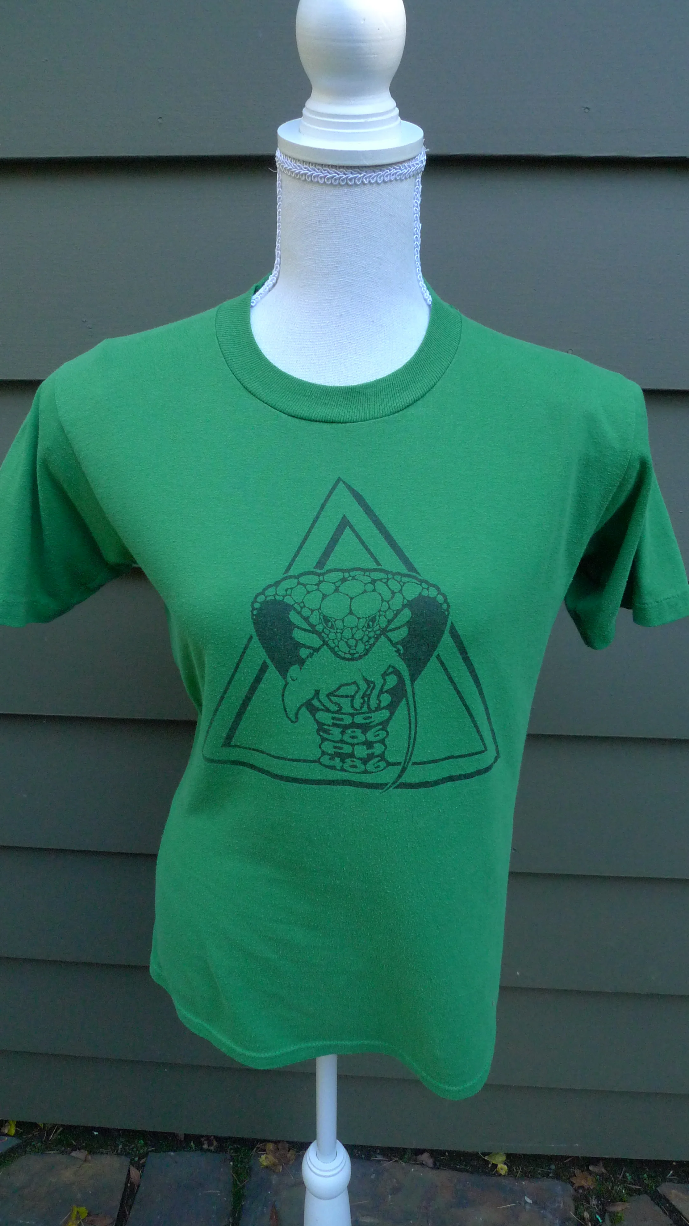 70s/80s Unisex 40 * Cobra P9 386 Ph 486 Single Stitch T By Jerzees - Image 5
