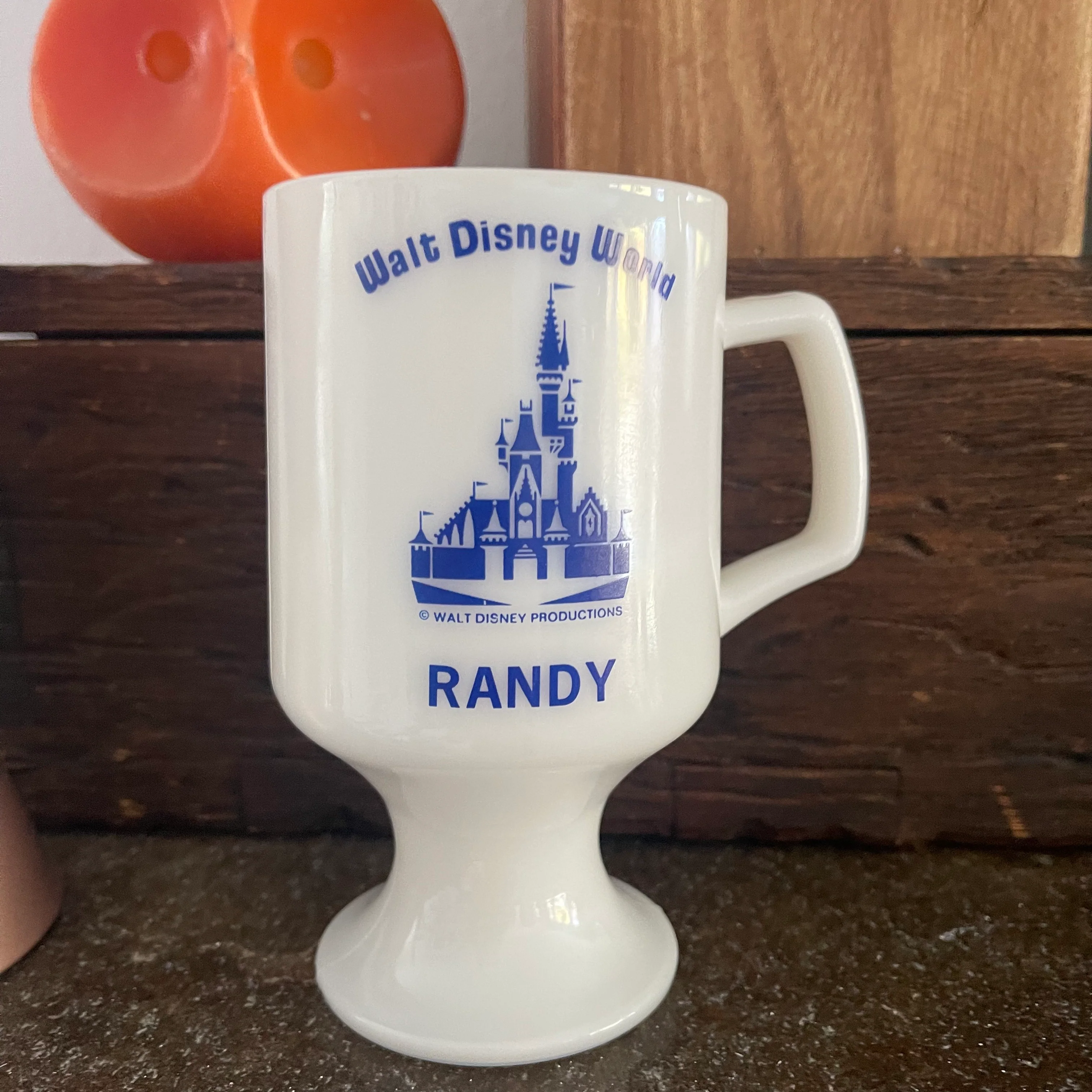 70s/80s Vintage Walt Disney World Randy White Footed Mug By Walt Disney Productions - Image 4