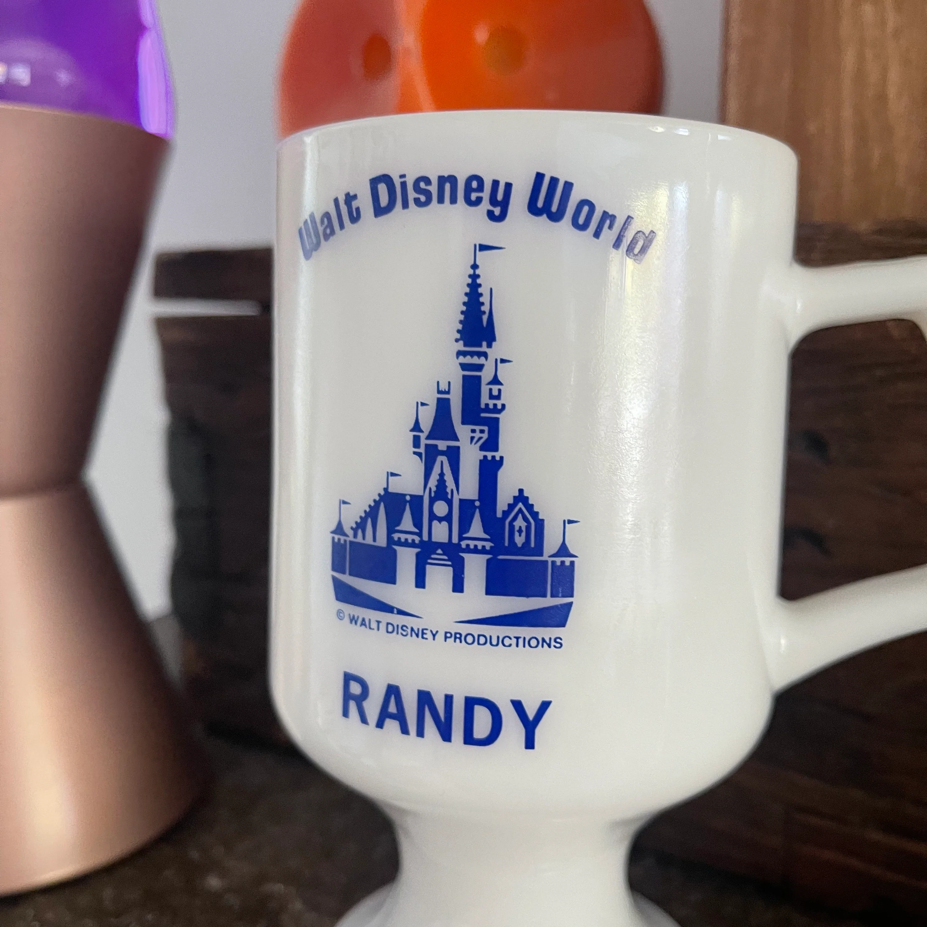 70s/80s Vintage Walt Disney World Randy White Footed Mug By Walt Disney Productions - Image 5