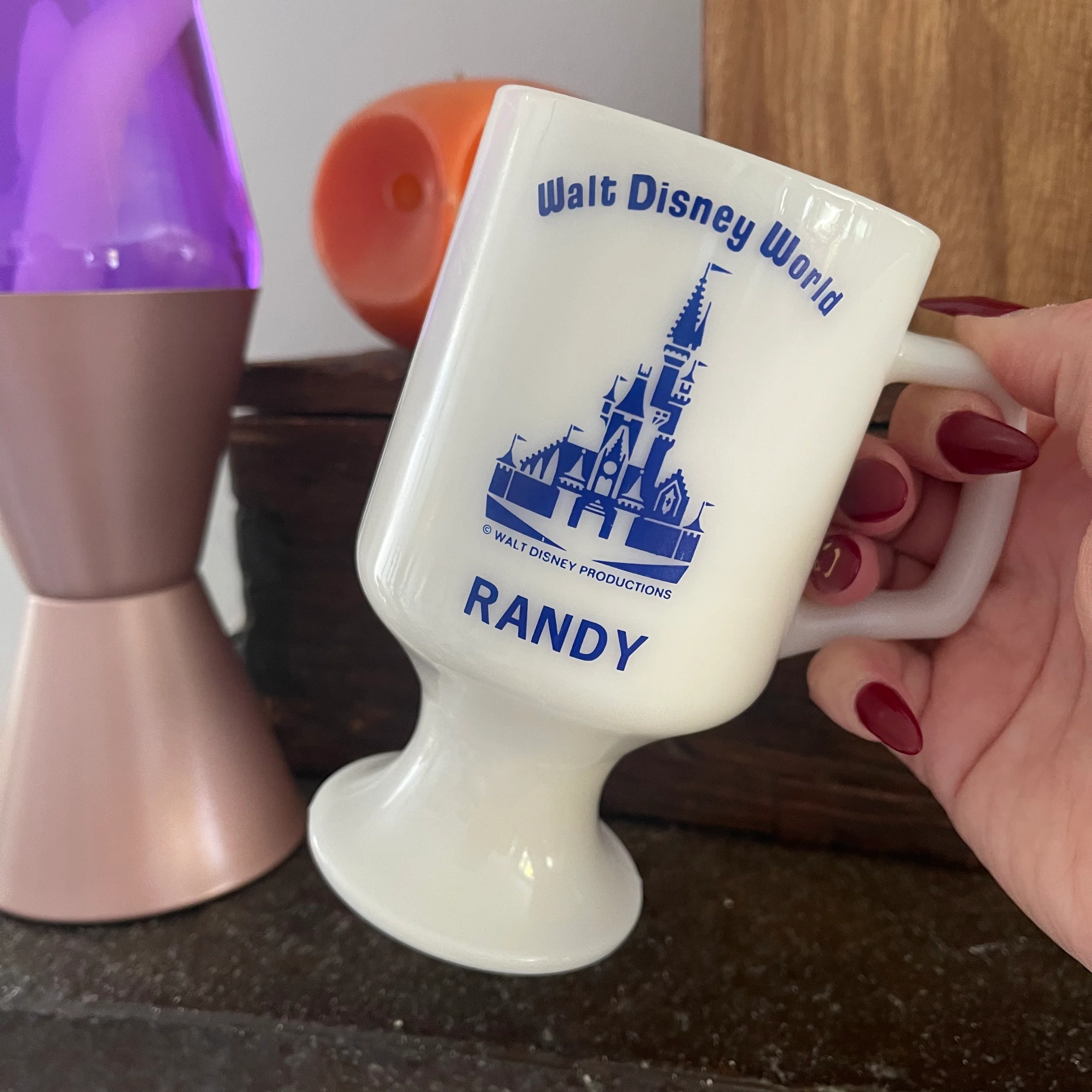 70s/80s Vintage Walt Disney World Randy White Footed Mug By Walt Disney Productions - Image 6