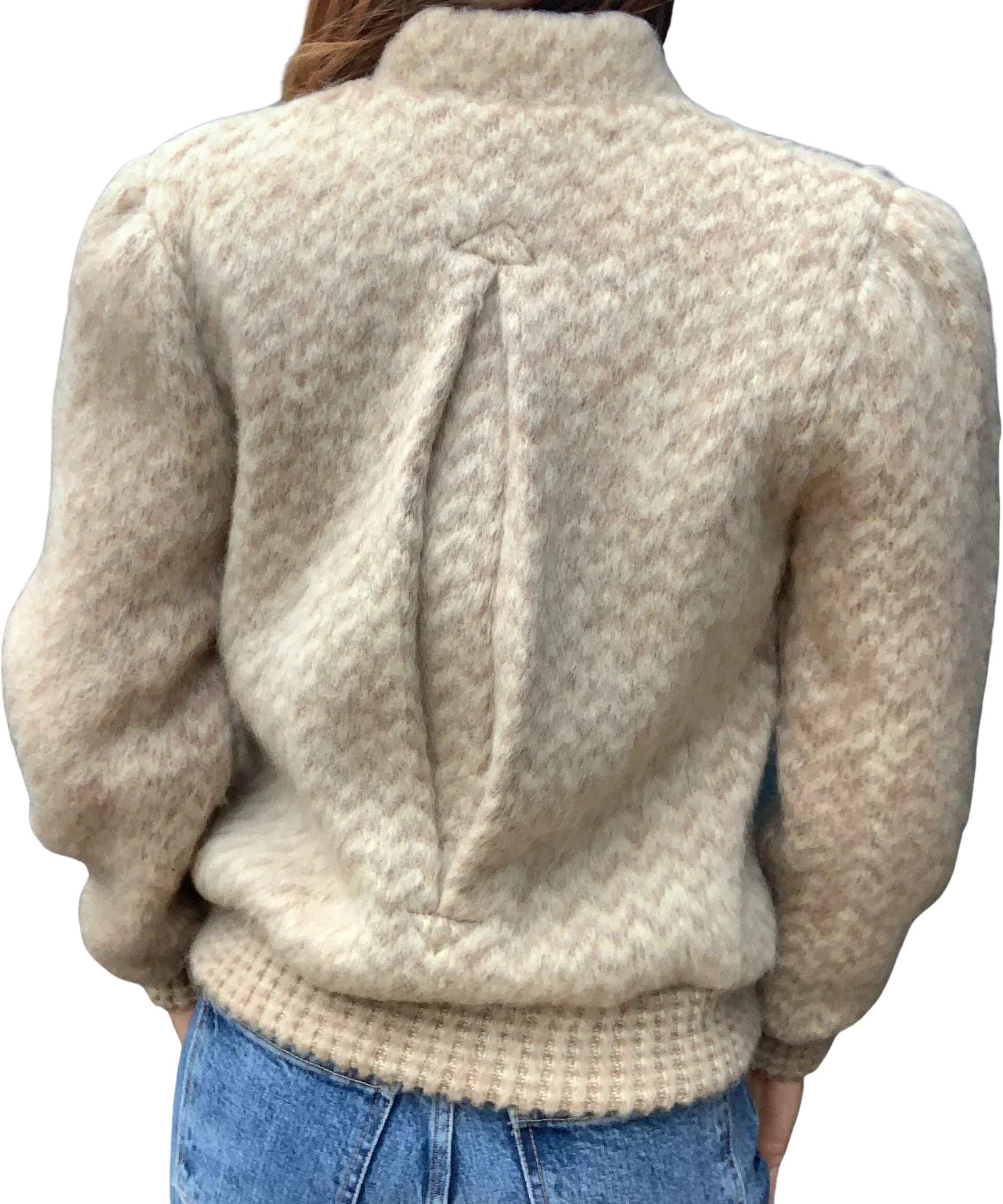 70s/80s Virgin Wool Jacket With Back Dart Details By Tundra - Image 2