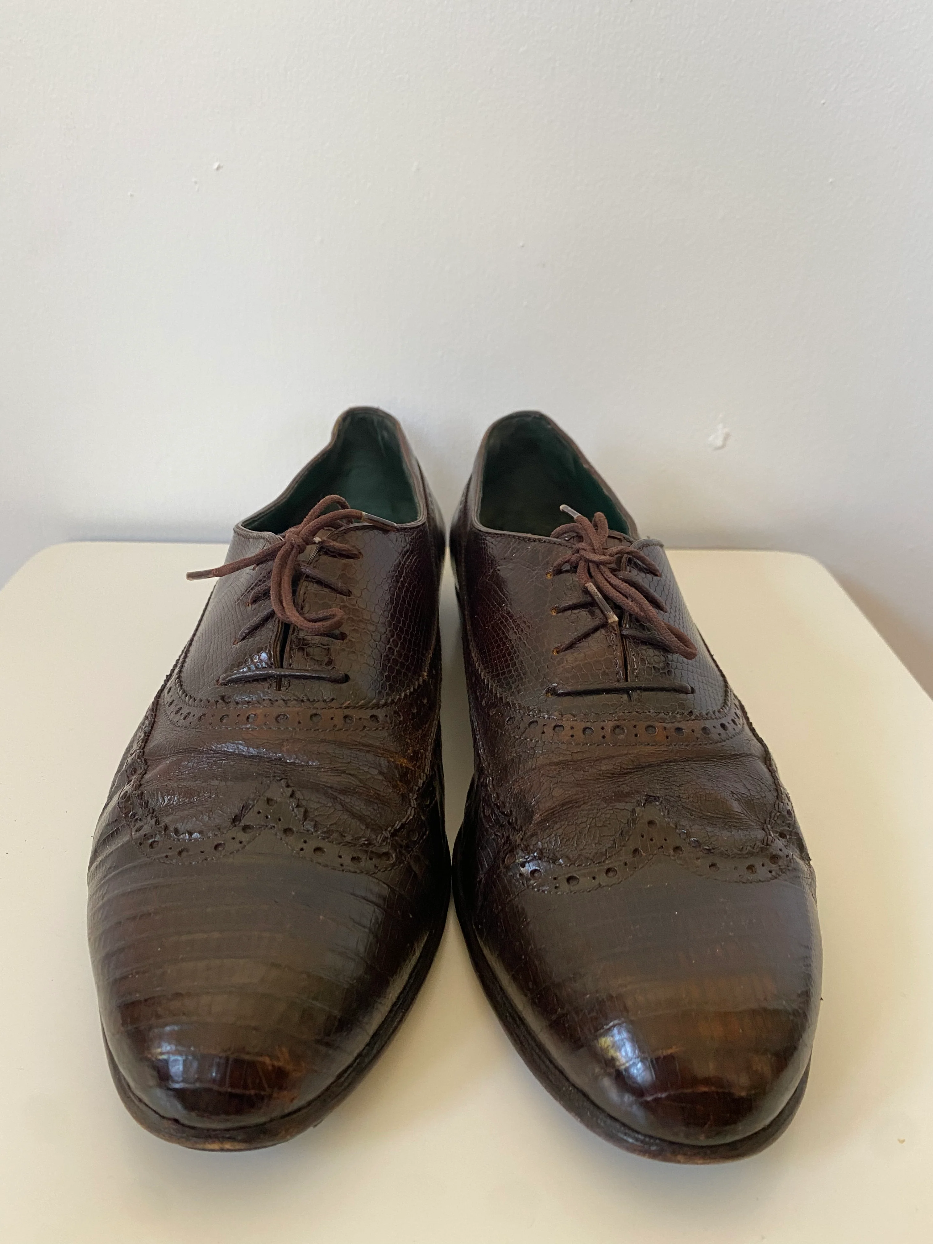 70s/80s Wing Tip Dress Shoes By Gucci - Image 10