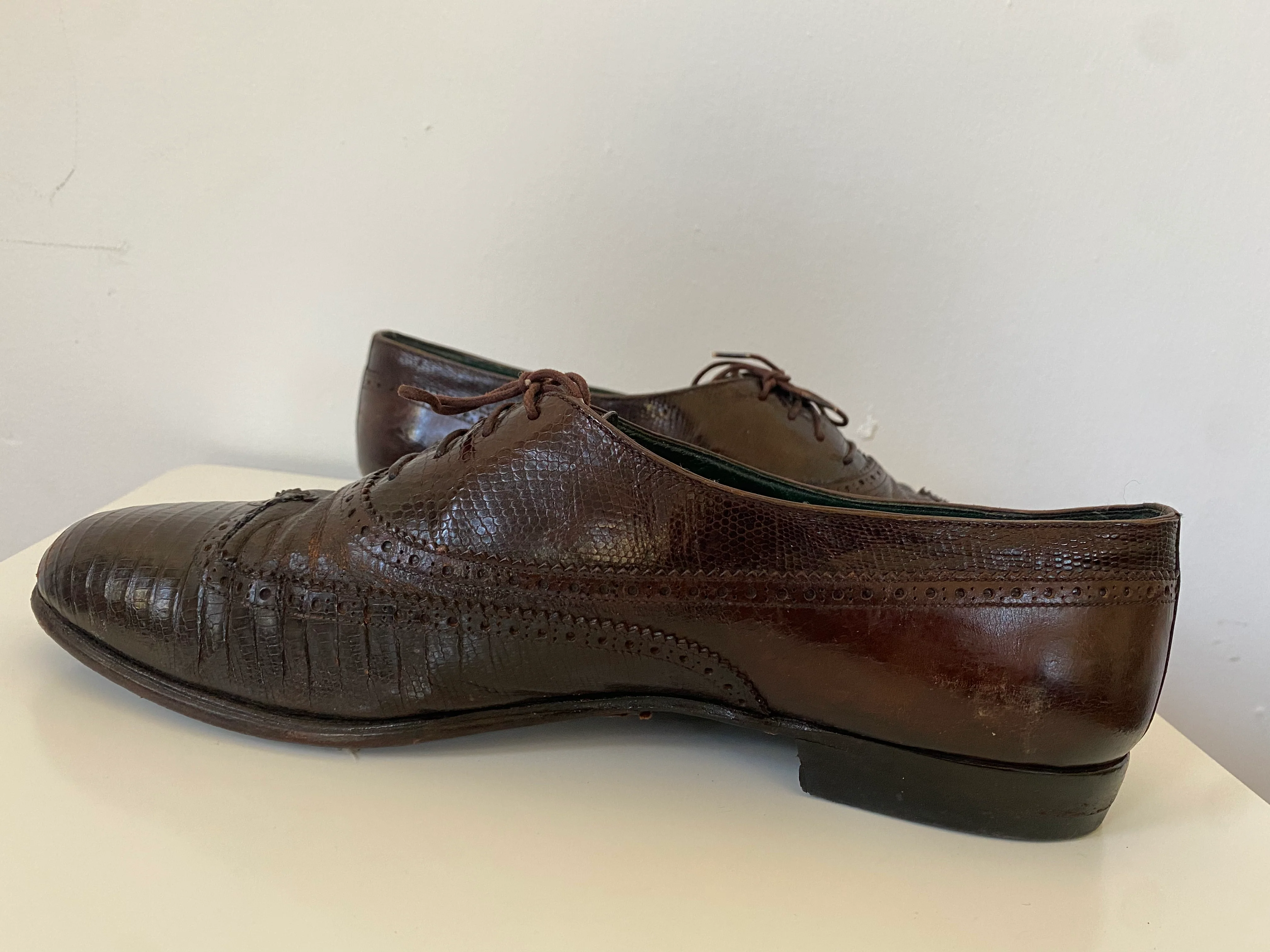 70s/80s Wing Tip Dress Shoes By Gucci - Image 7