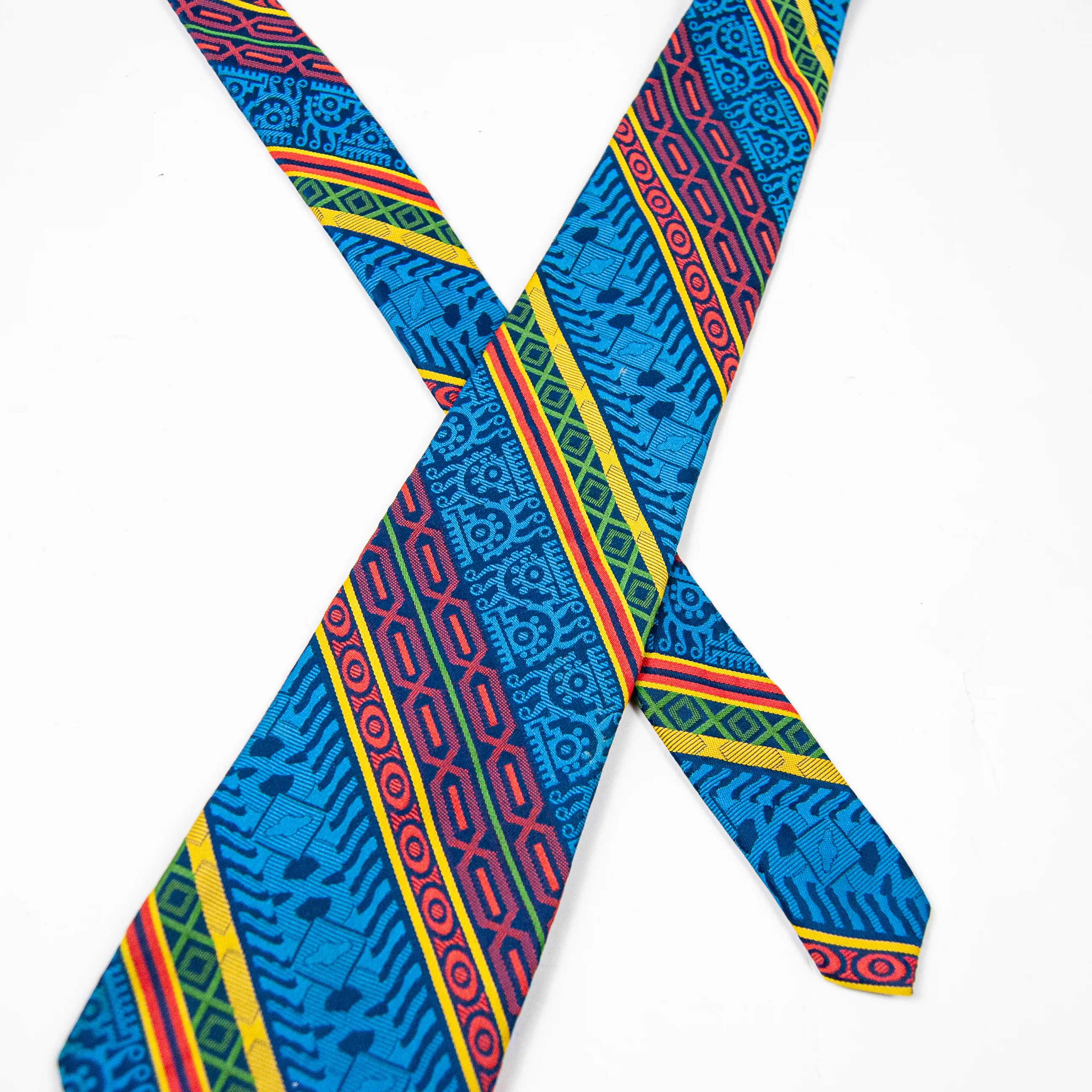 70s Abstract Style Tie by Haband's - Image 3