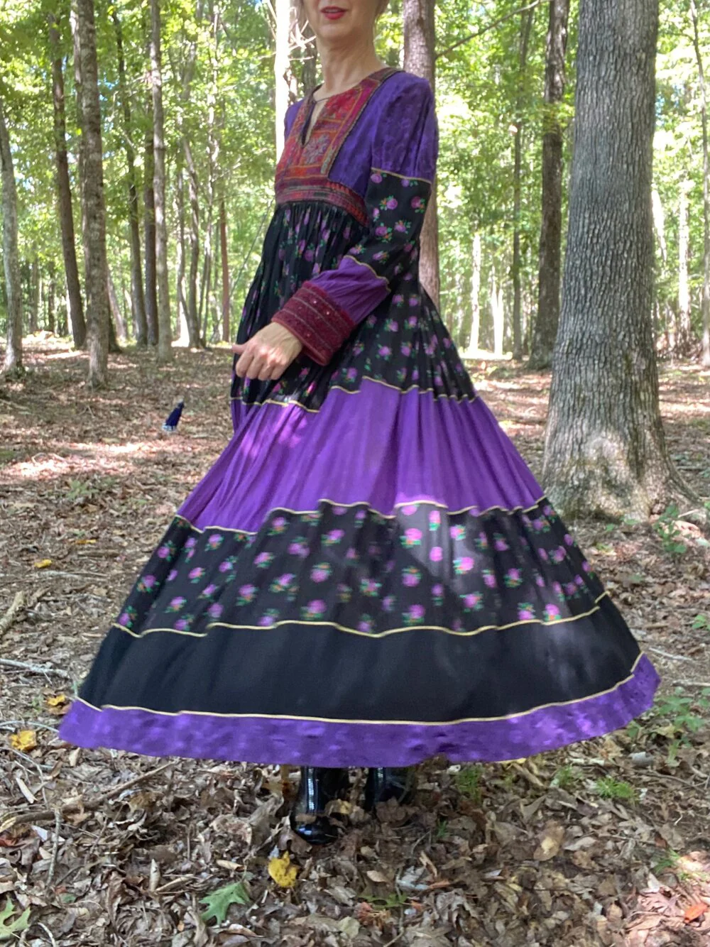 70s Afghan Style Dress By Margaret Kimber - Image 3