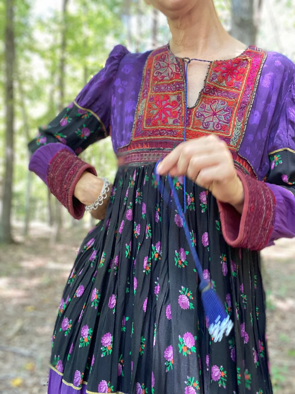 70s Afghan Style Dress By Margaret Kimber - Image 5