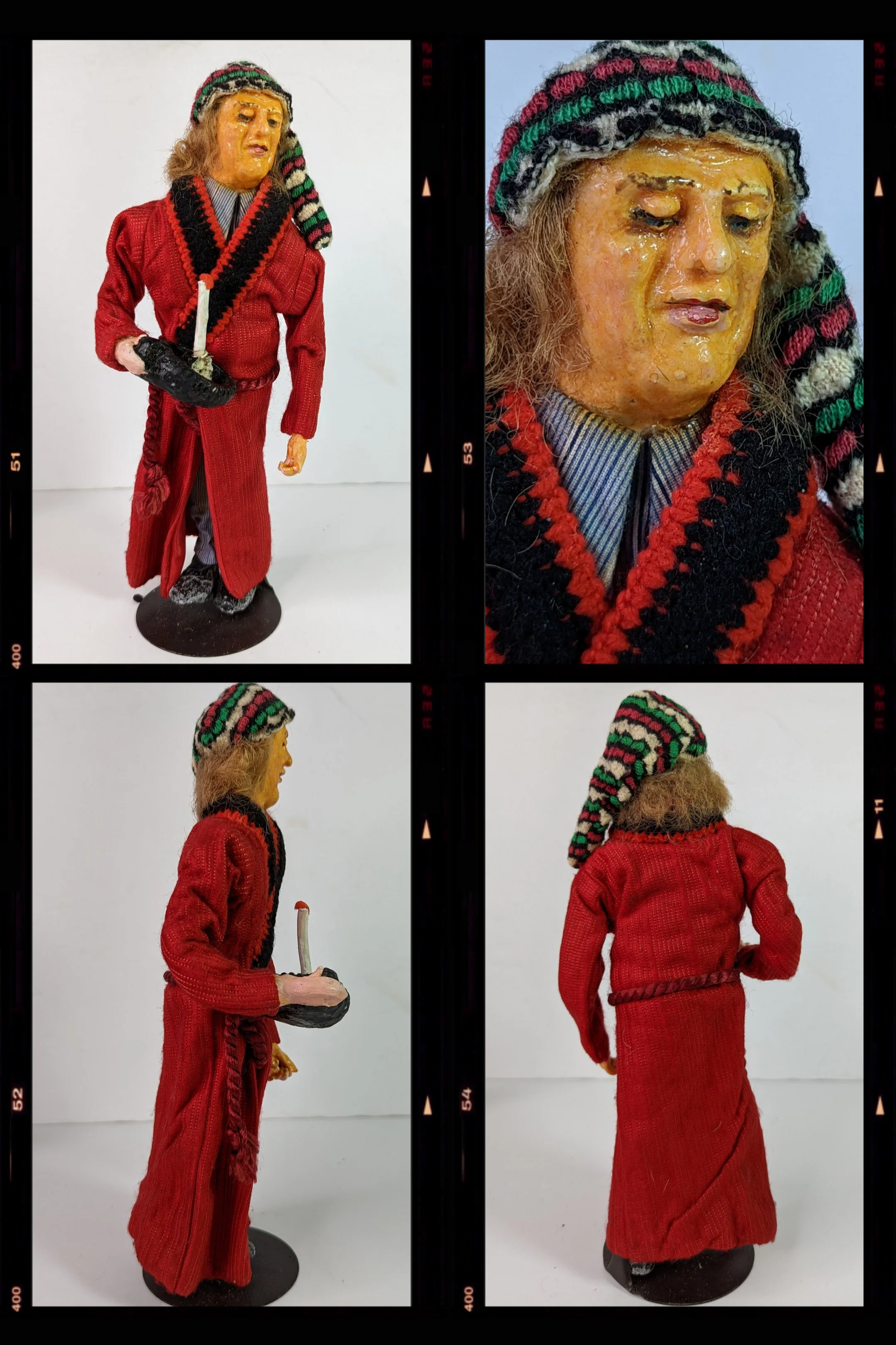 70s Charles Dickens Characters Paper Mache Destressed By Alice Smith - Image 10