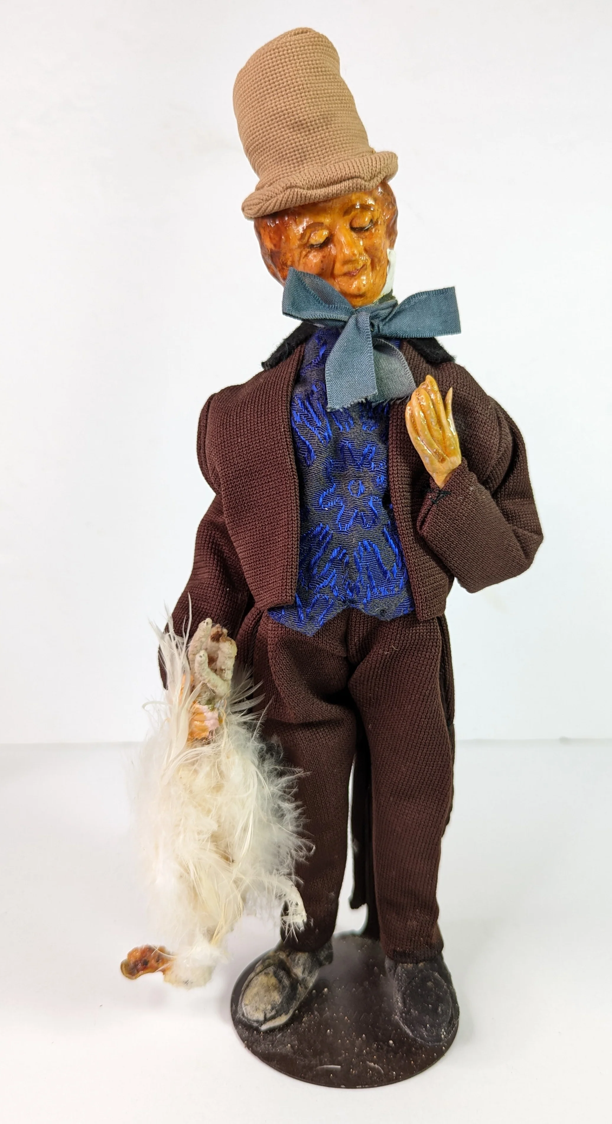 70s Charles Dickens Characters Paper Mache Destressed By Alice Smith - Image 15