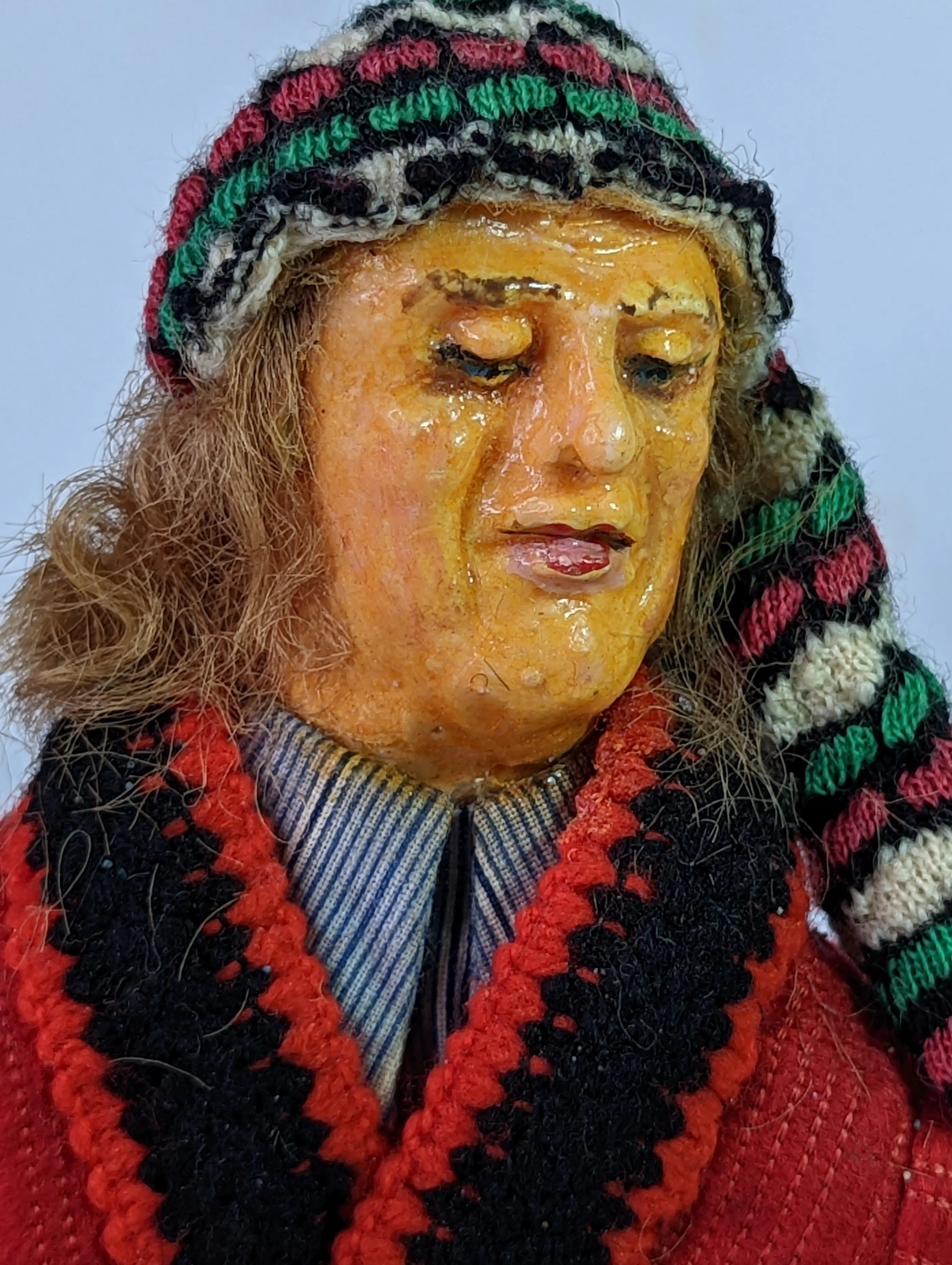 70s Charles Dickens Characters Paper Mache Destressed By Alice Smith - Image 17