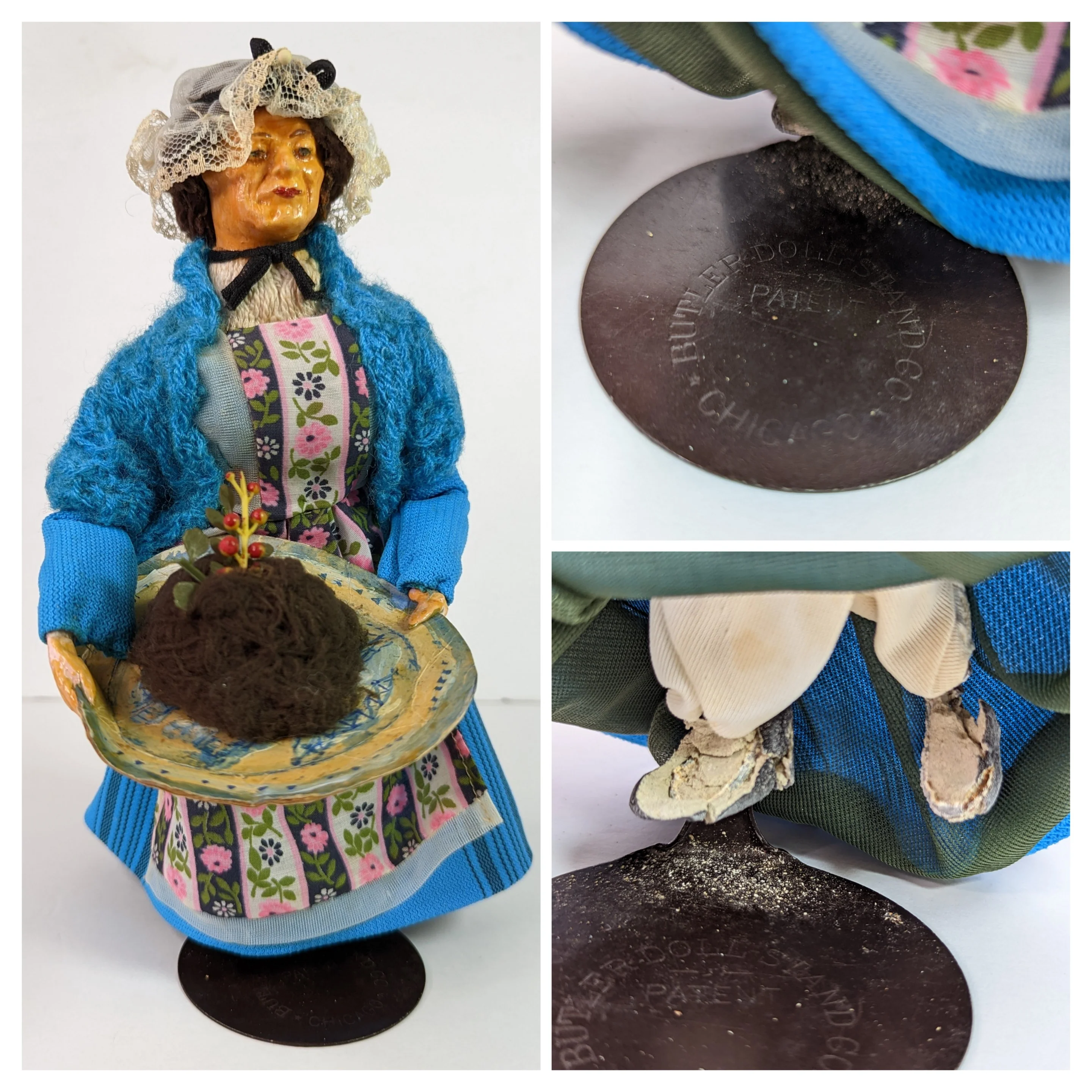 70s Charles Dickens Characters Paper Mache Destressed By Alice Smith - Image 7