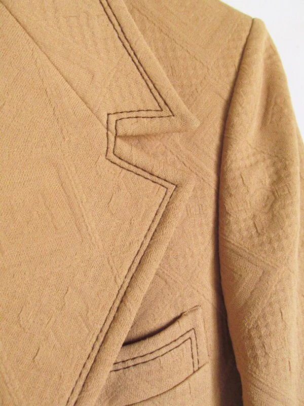 70s Anchor Man Sports Coat with Dragon Buttons From California Las Vegas - Image 2