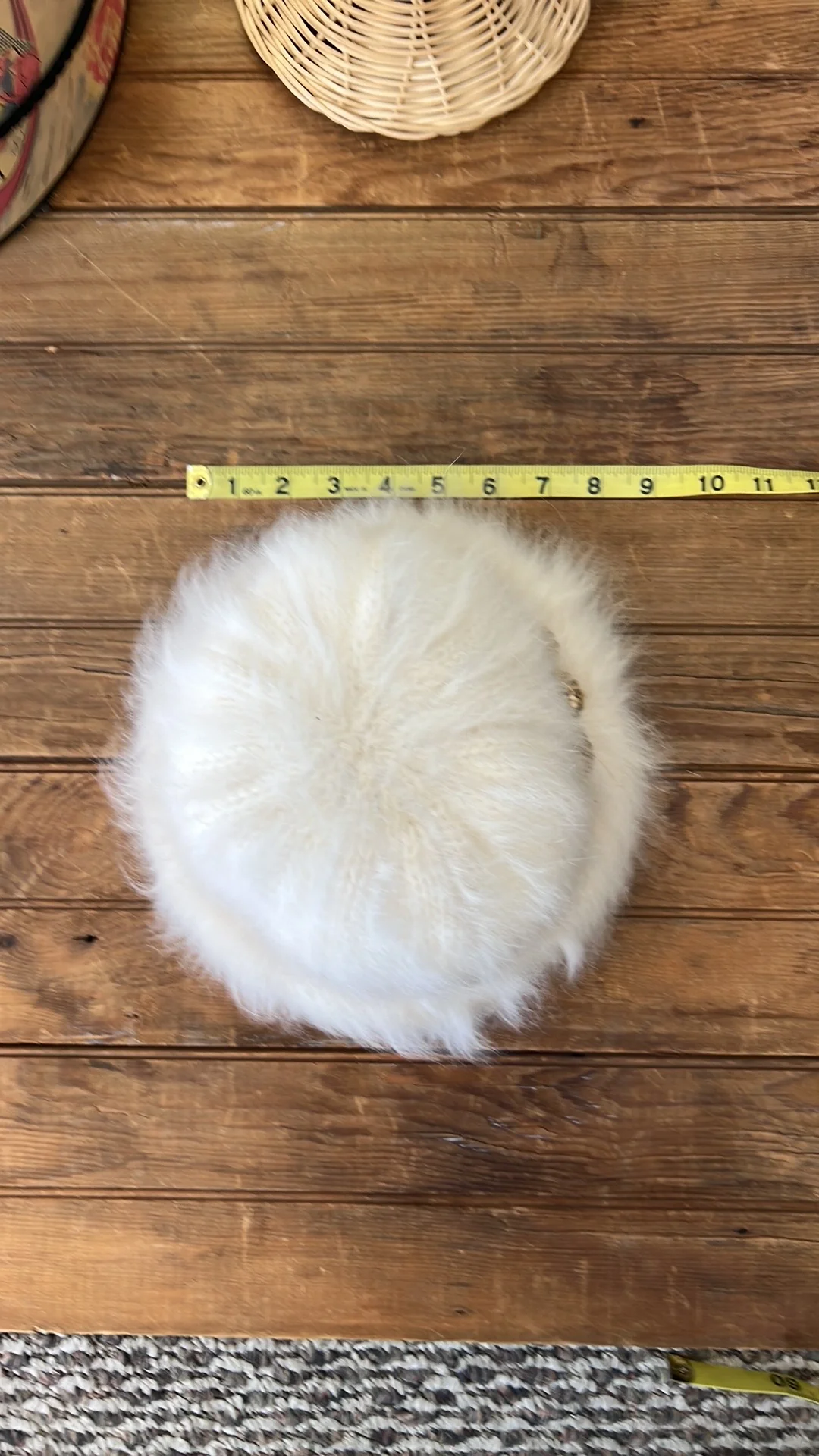 70s Angora Hat - Image 4