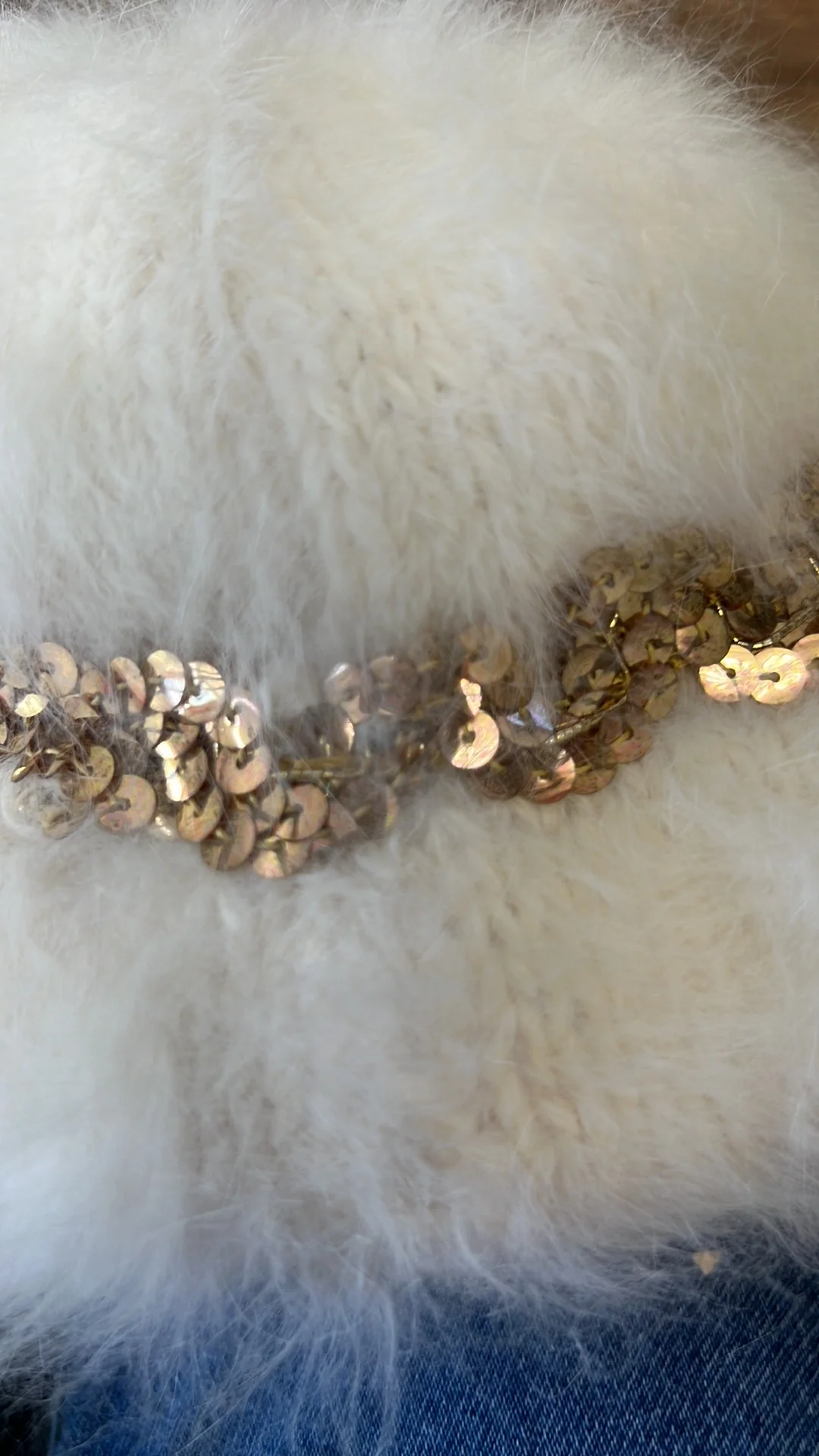 70s Angora Hat - Image 5