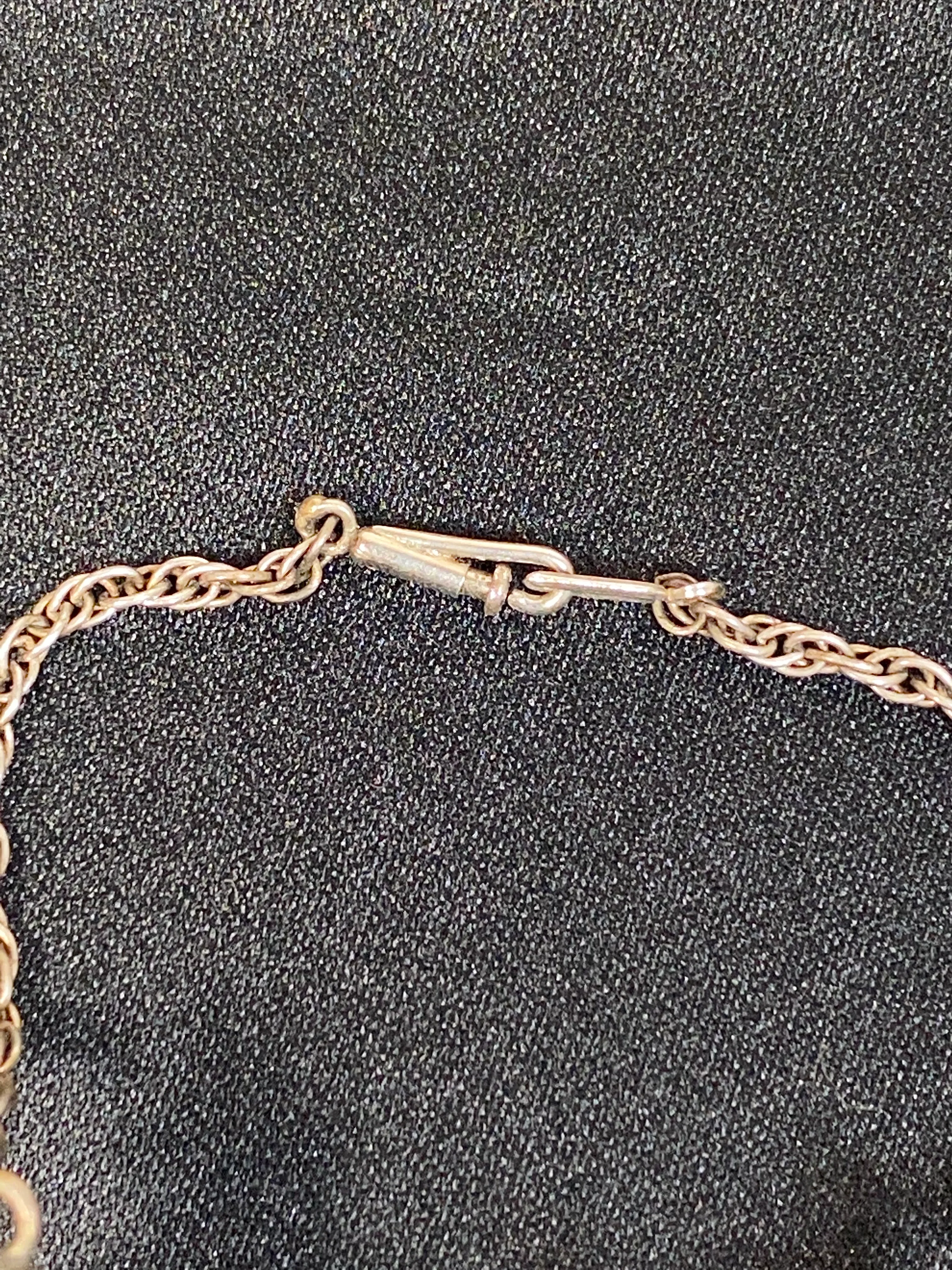 70s Art Nouveau Revival Bracelet And Attached Ring Set - Image 11