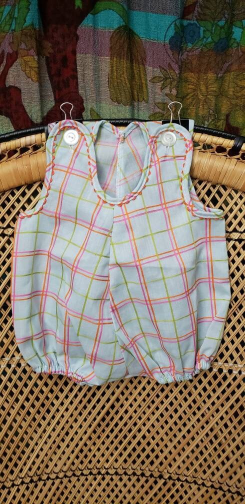 70s Baby Romper 0-3m - Image 3