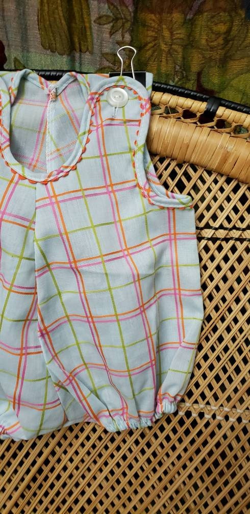 70s Baby Romper 0-3m - Image 6