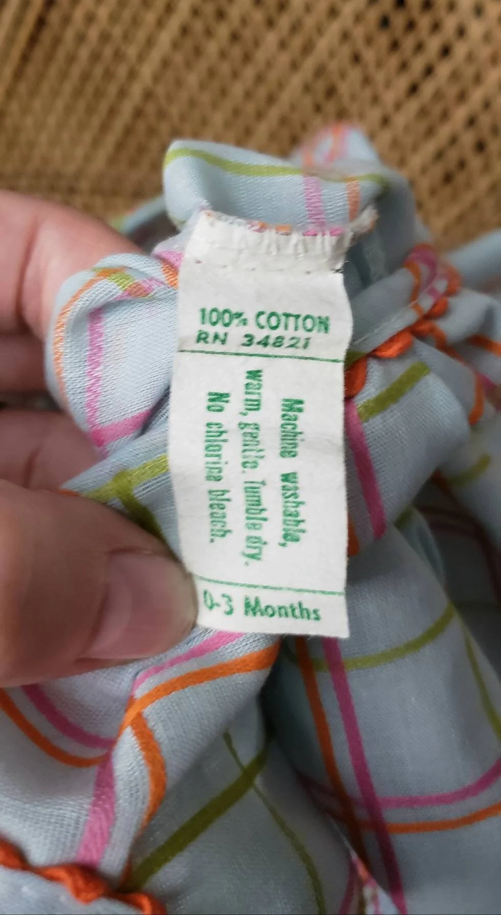 70s Baby Romper 0-3m - Image 8