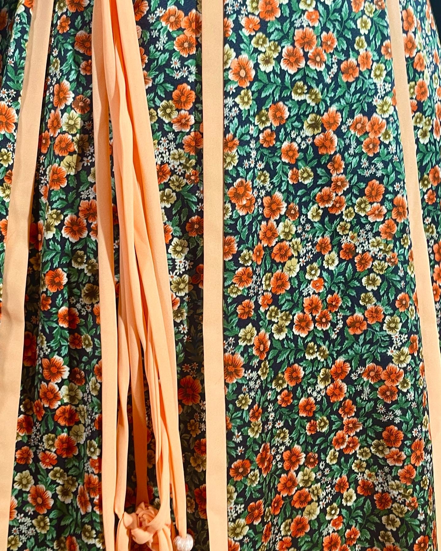 70s Autumn Floral Blossom Cottage Witch Skirt by Chessa Davis - Image 3