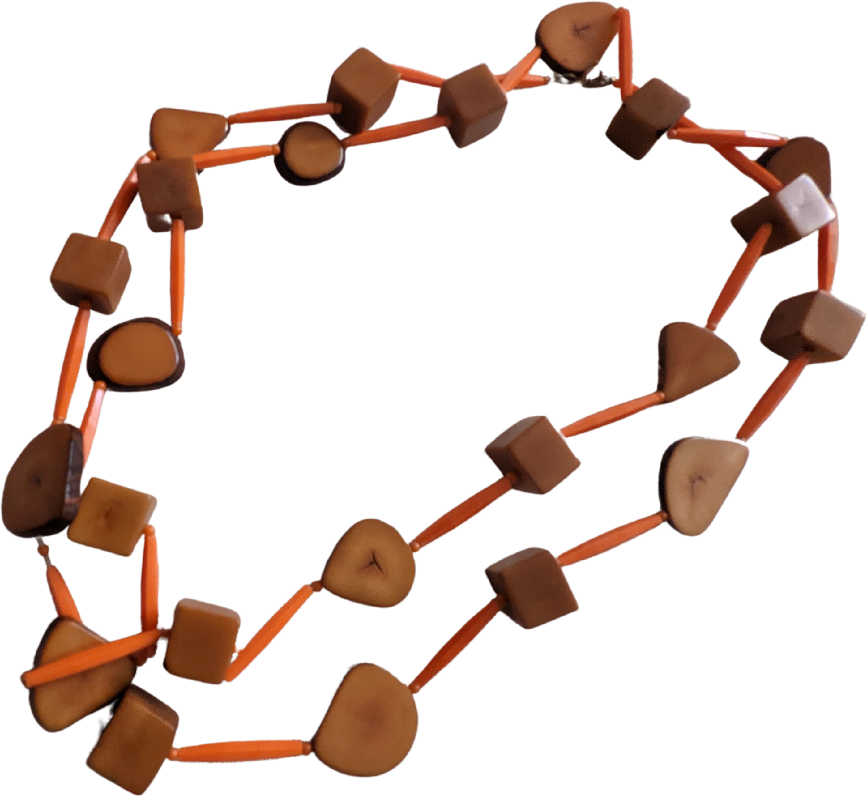 70s Boho Chic Long Necklace - Image 2