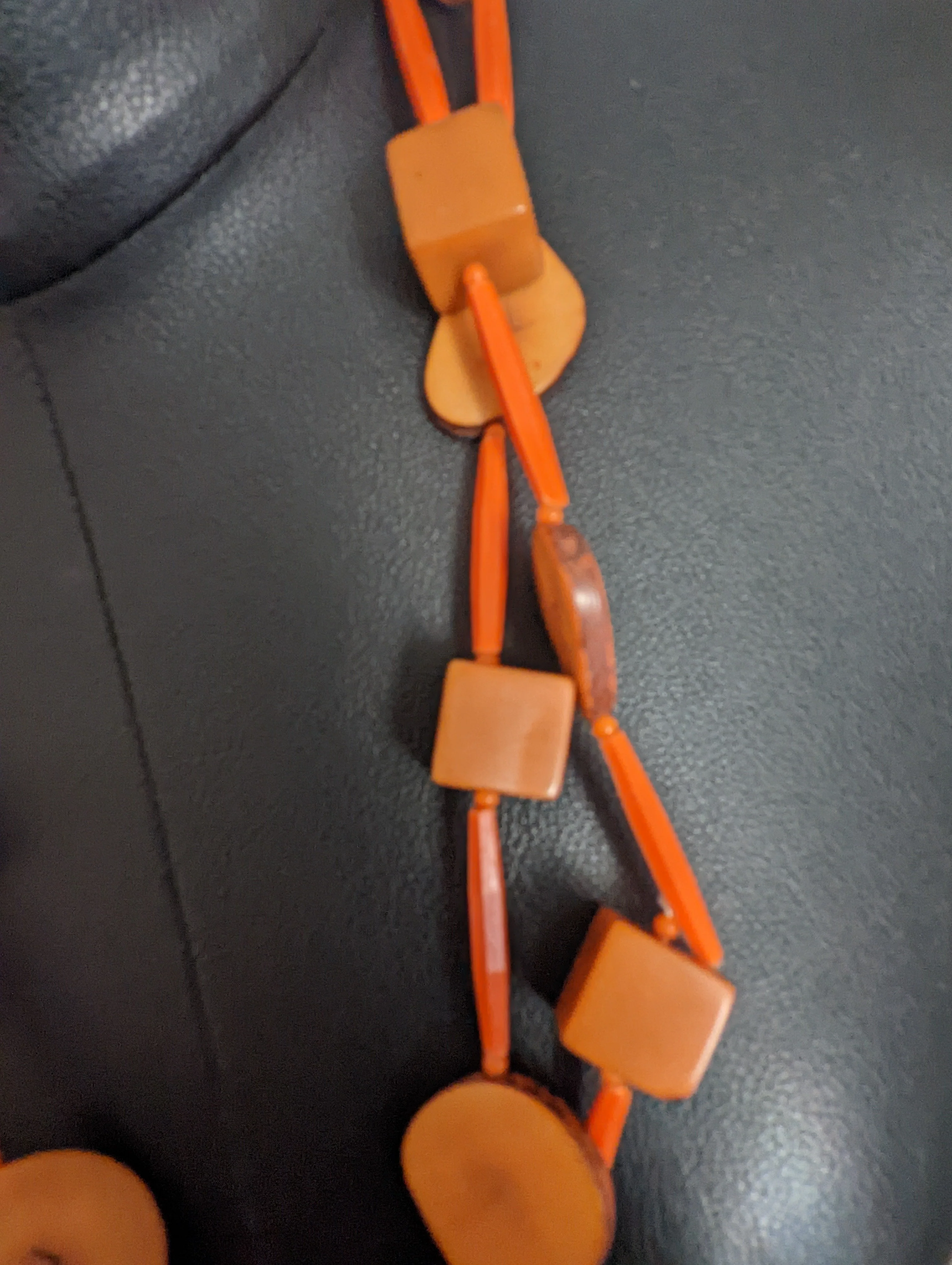 70s Boho Chic Long Necklace - Image 4