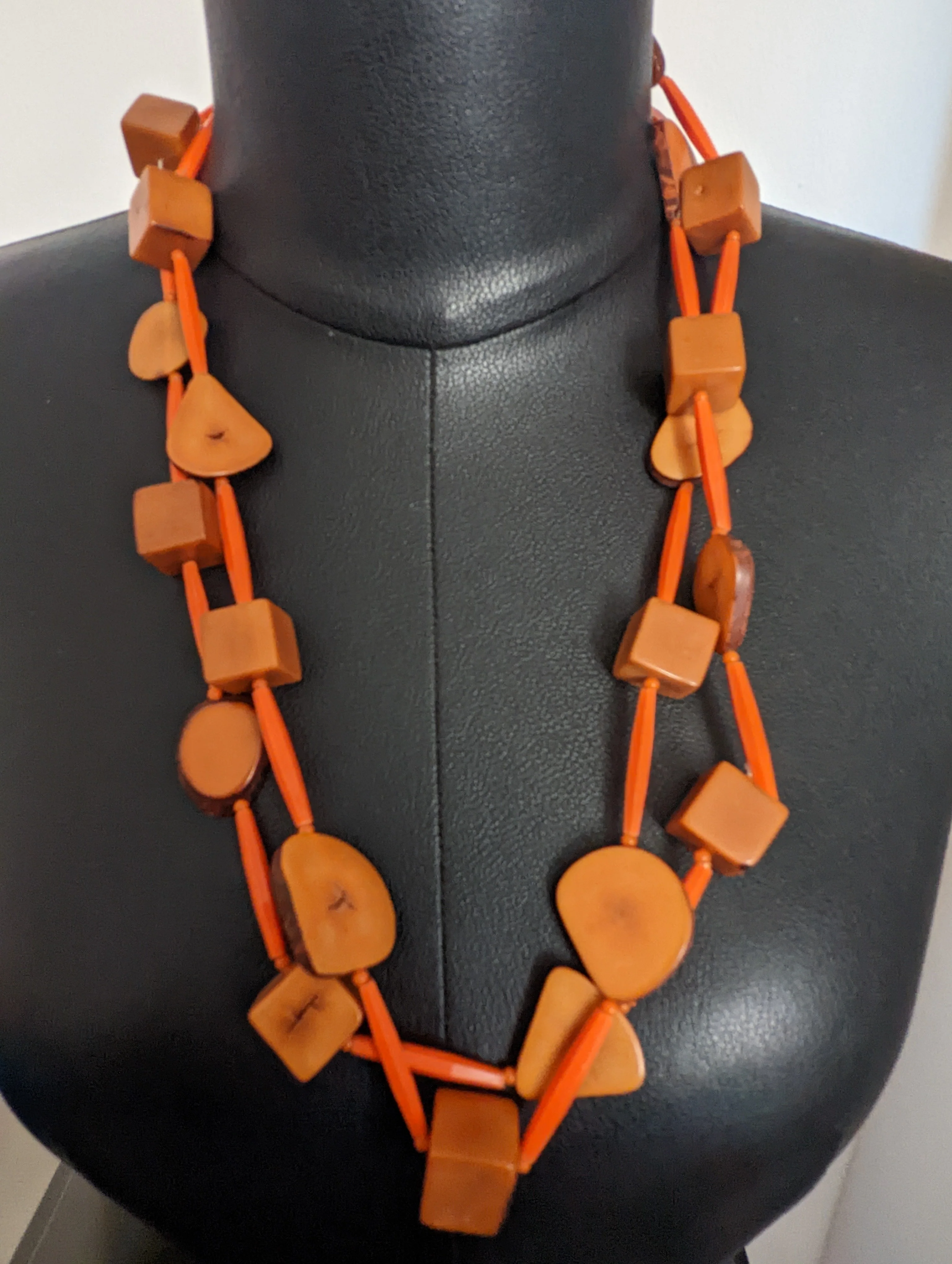 70s Boho Chic Long Necklace - Image 5