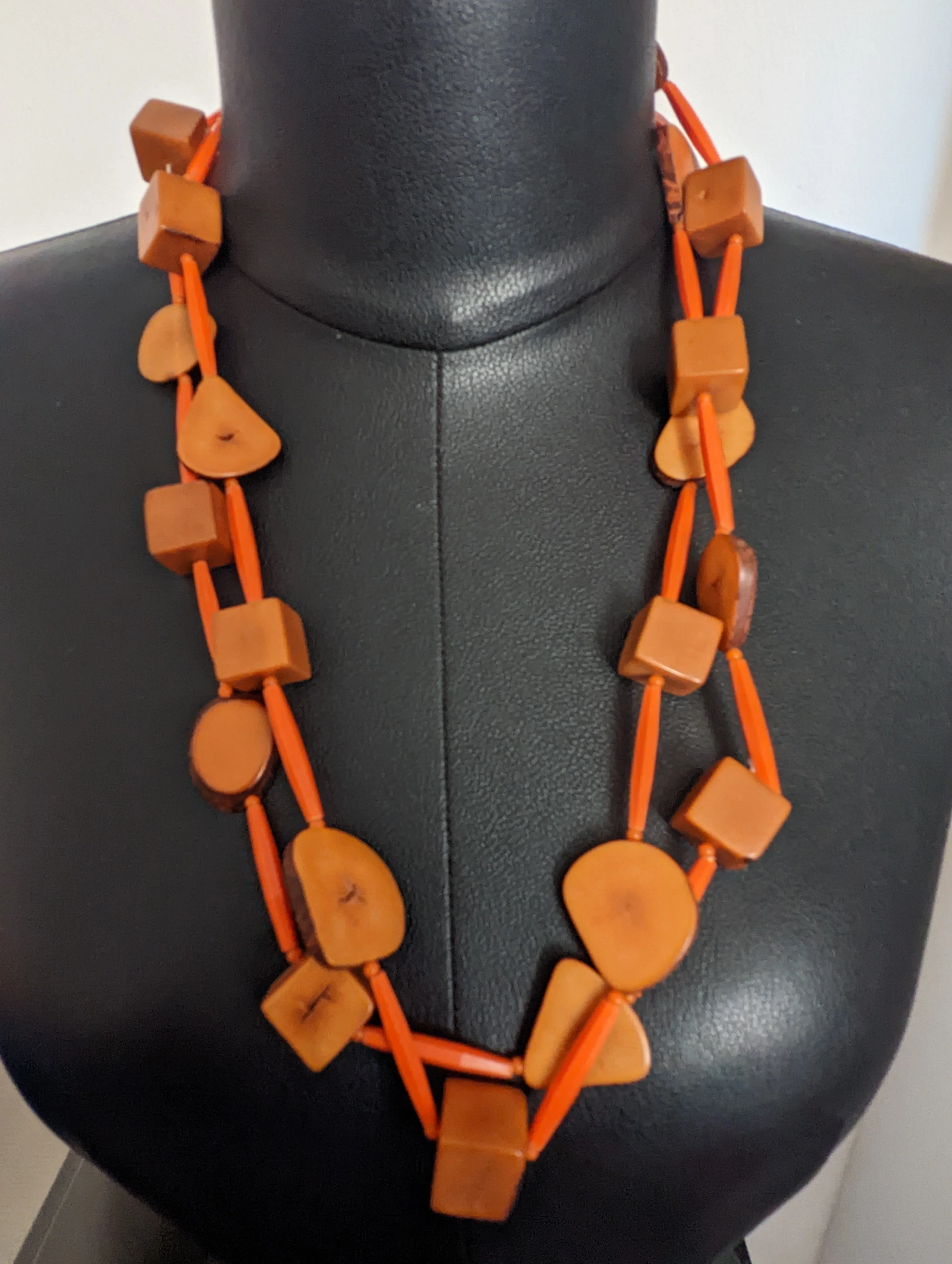 70s Boho Chic Long Necklace - Image 7