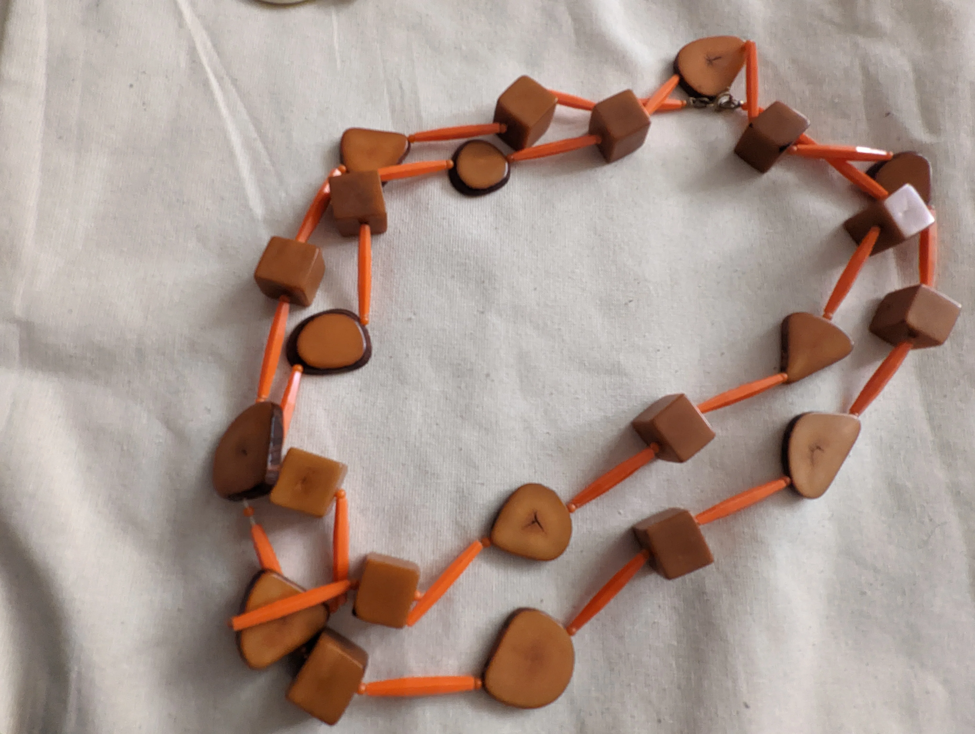 70s Boho Chic Long Necklace - Image 8