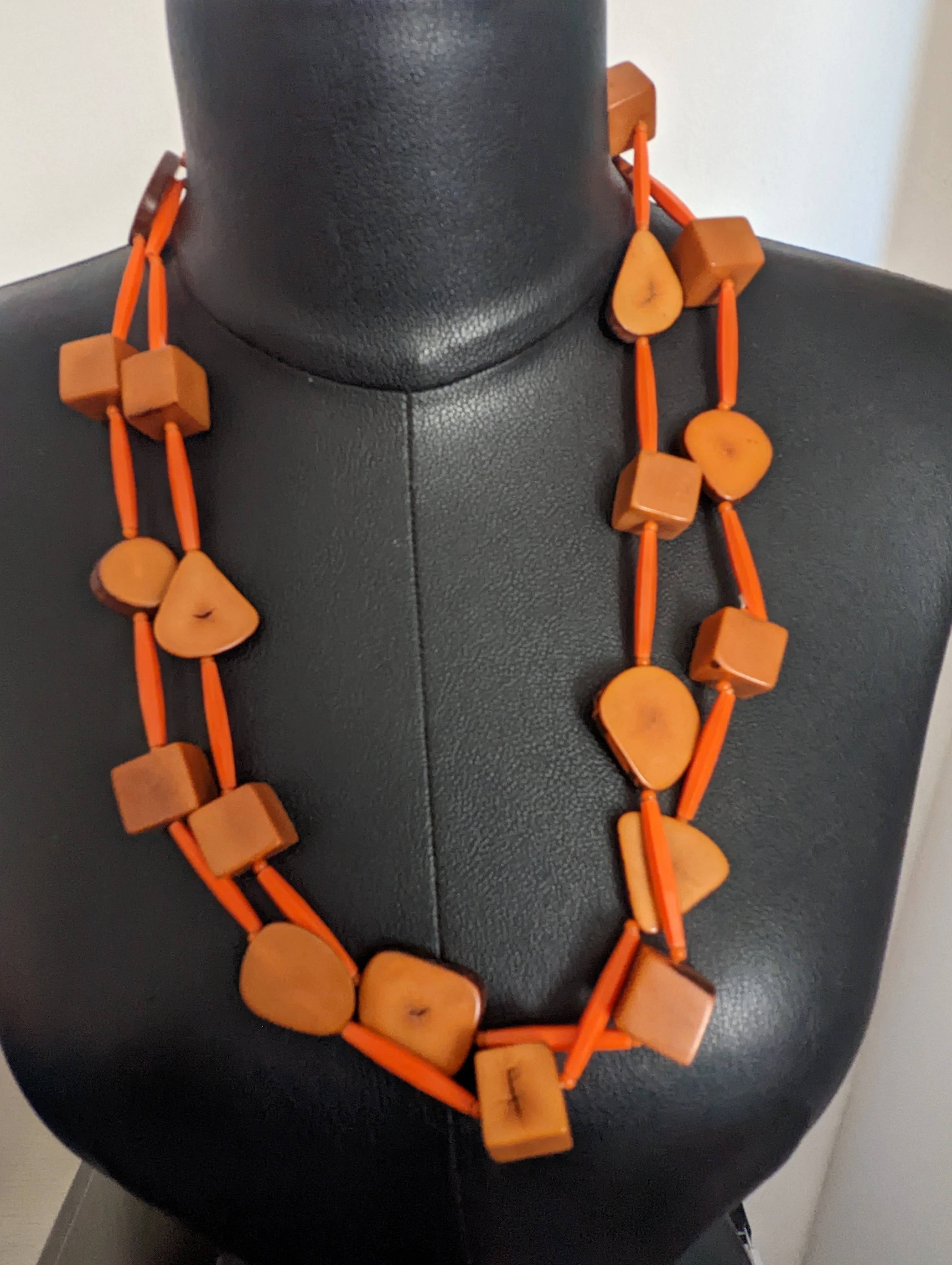 70s Boho Chic Long Necklace - Image 9