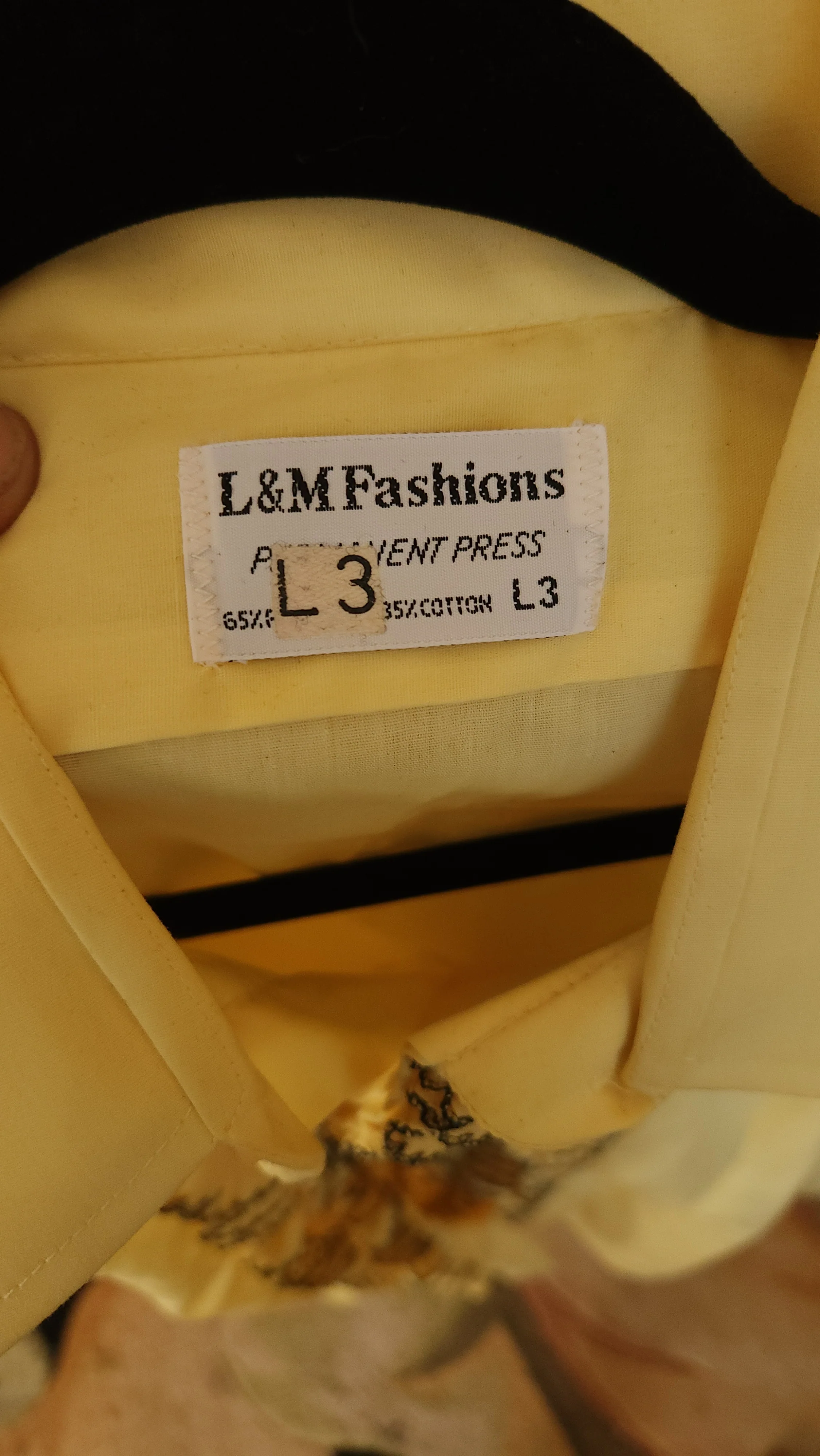 70s Bright Yellow Ruffled Tuxedo Shirt French Cuffs By L&M Fashions - Image 7