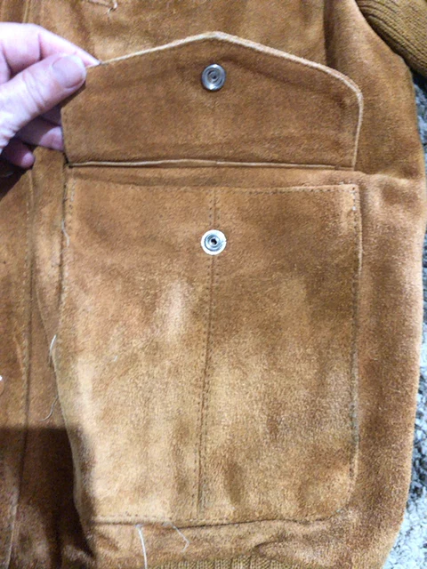 70s Brown Suede And Knit Jacket By Windbreaker - Image 8