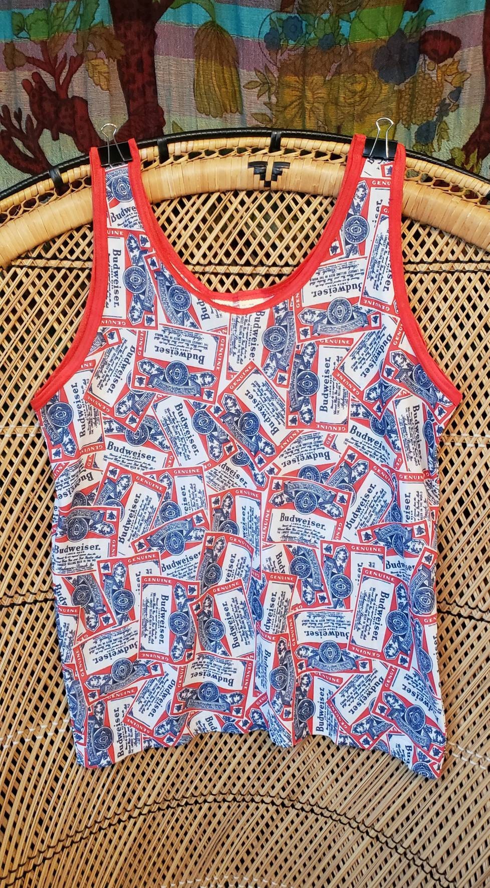 70s Budweiser Tank Top Like New! - Image 3