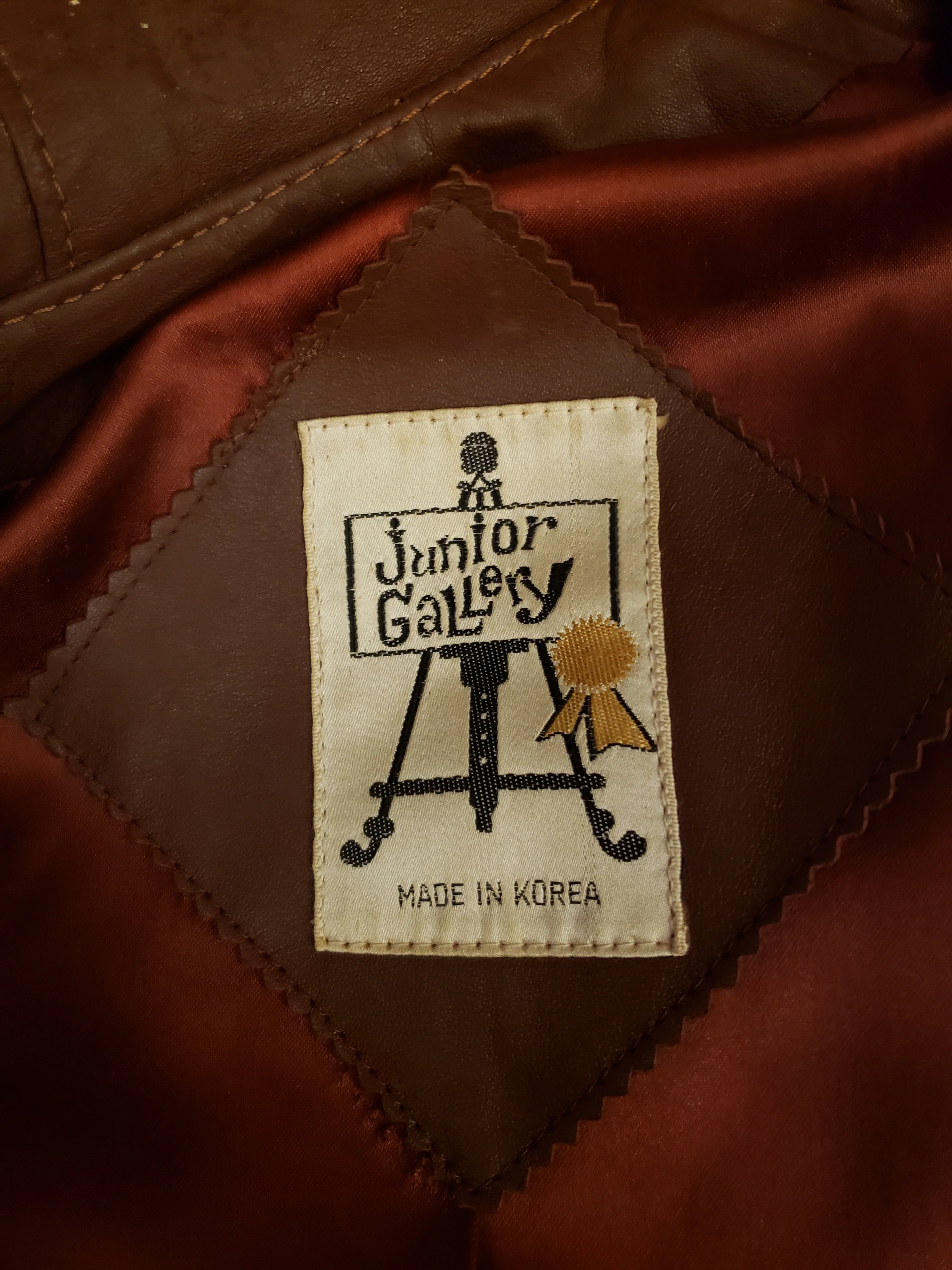 70s Burgundy Leather Trench Coat With Hood By Junior Gallery - Image 3