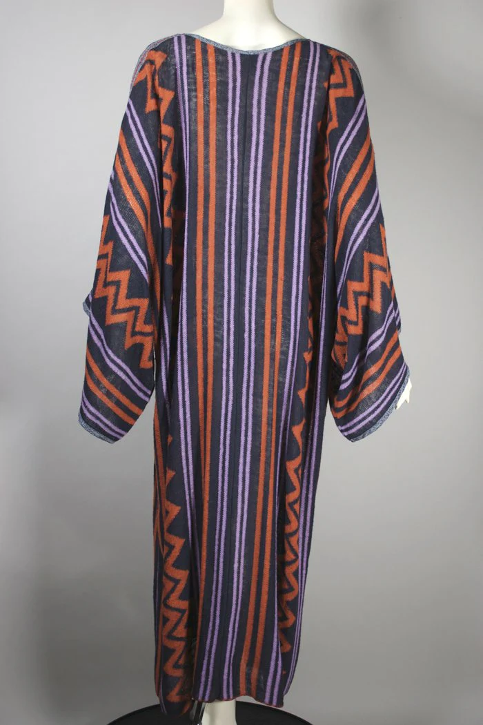 70s Caftan Style Long Cardigan Sweater Oversize by John Ashpool - Image 3