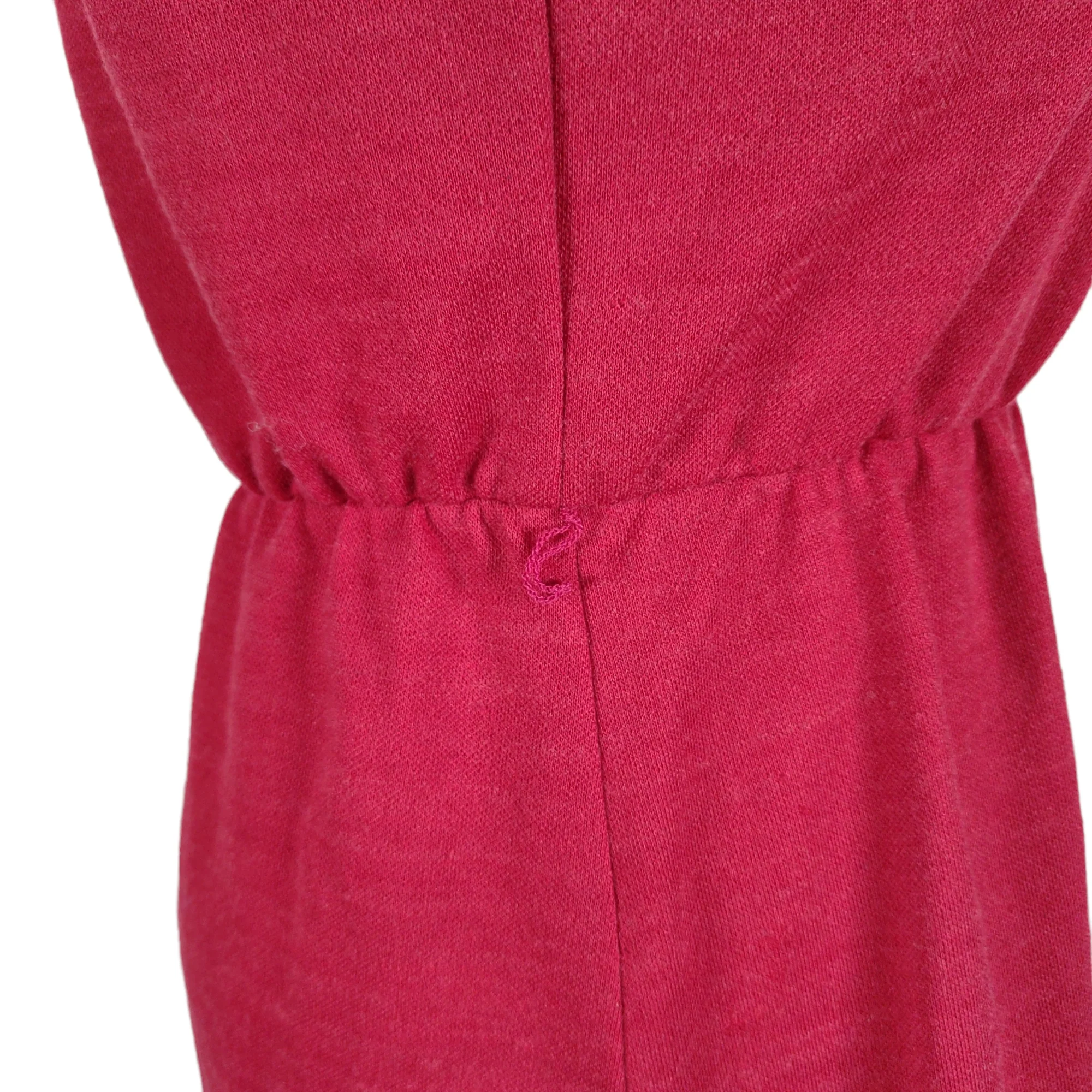 70s Casual V-neck Colorblock Midi Day Shirt Dress By Items California - Image 7