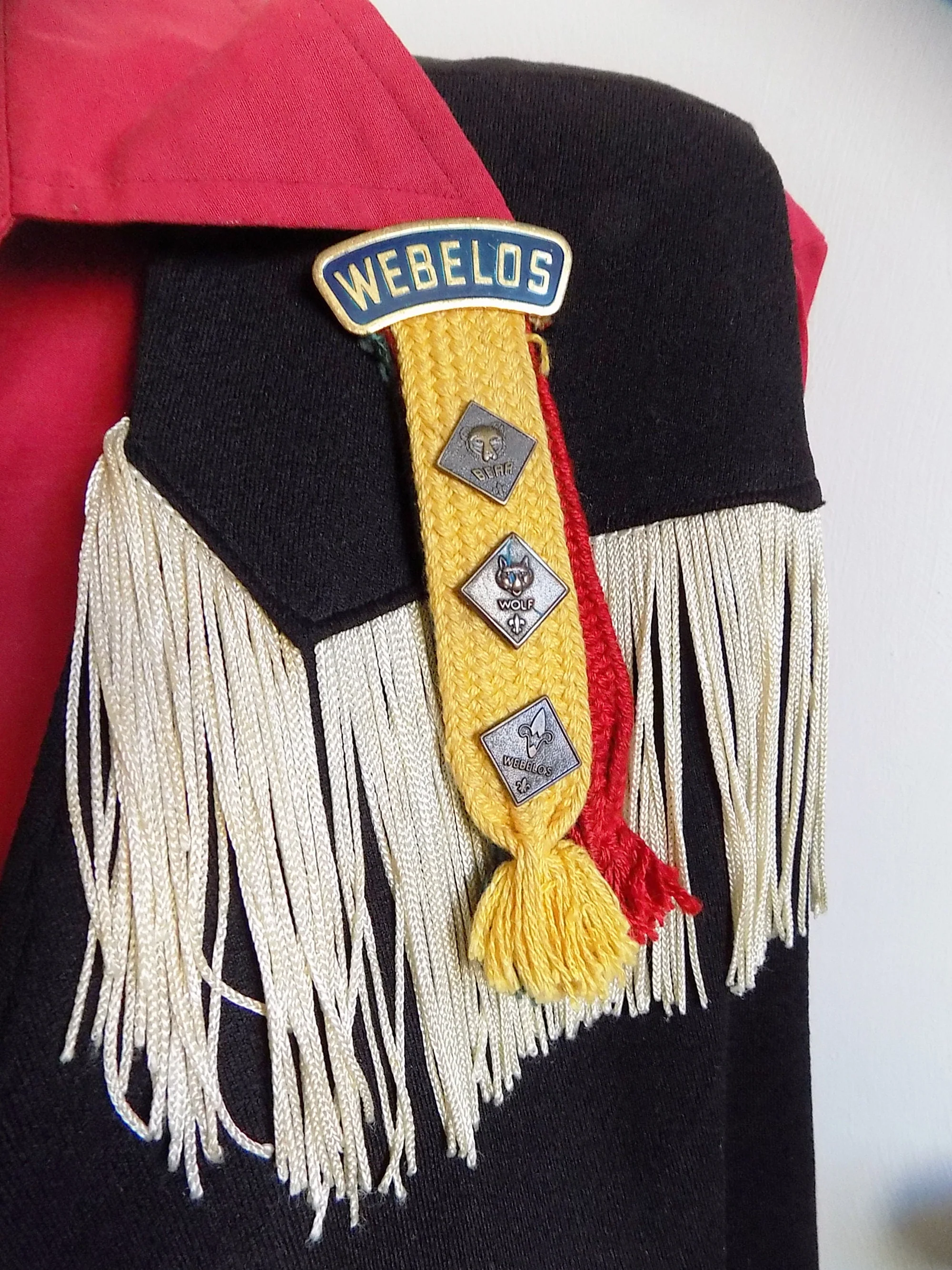 70s Cb Radio Operator Vest Jamboree Webelos 1776 Las Vegas Yuma Bsa Pins Arizona Nevada Black Fringe - Image 7