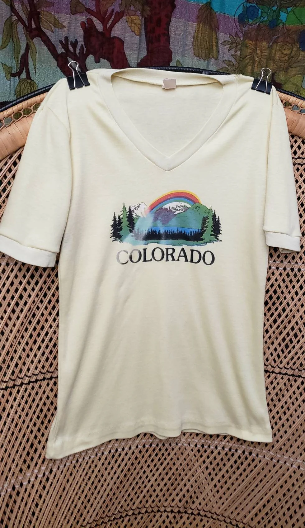 70s Colorado Rainbow Tee Md - Image 5