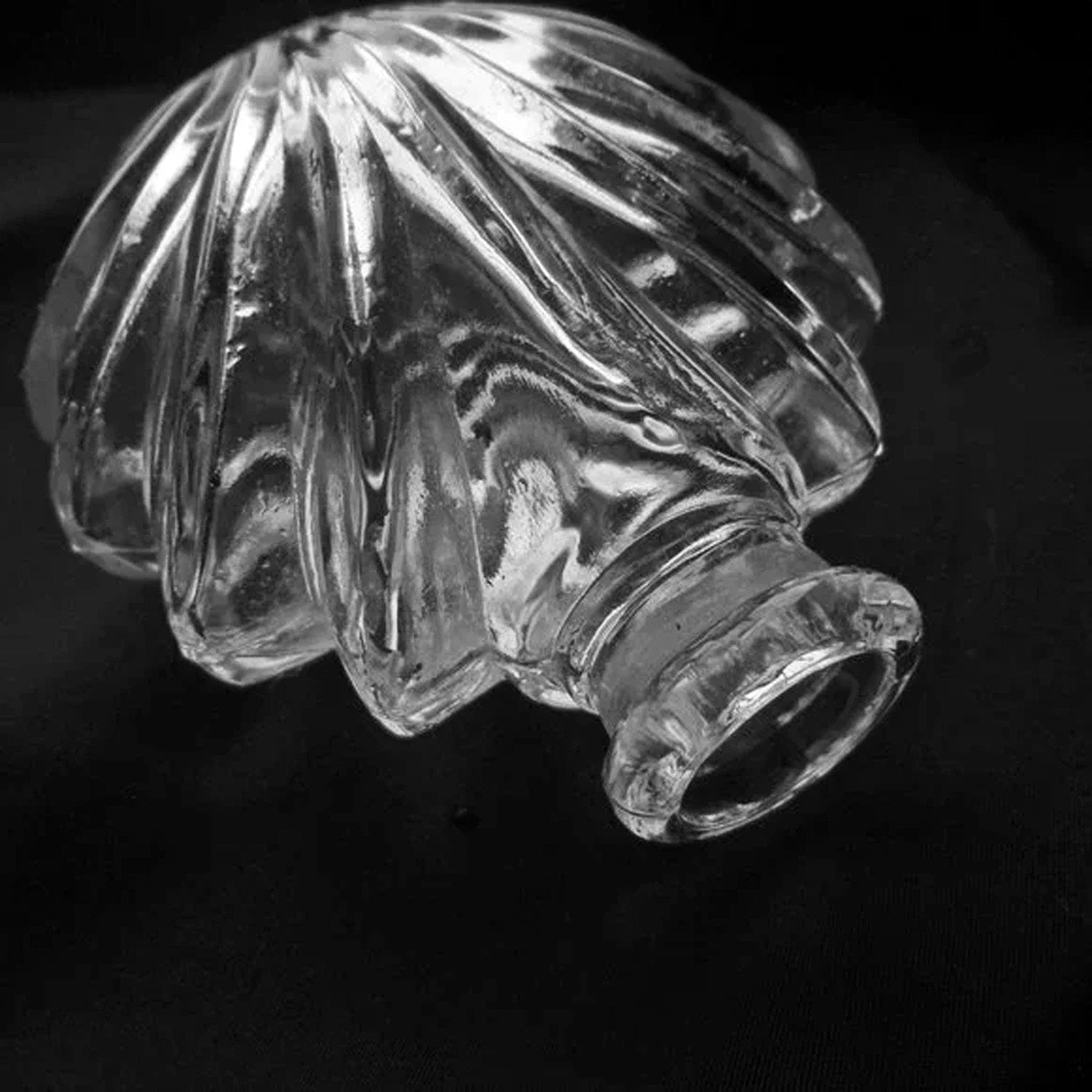 70s Crystal Perfume Bottle Gift With Sterling Silver By Godinger - Image 6