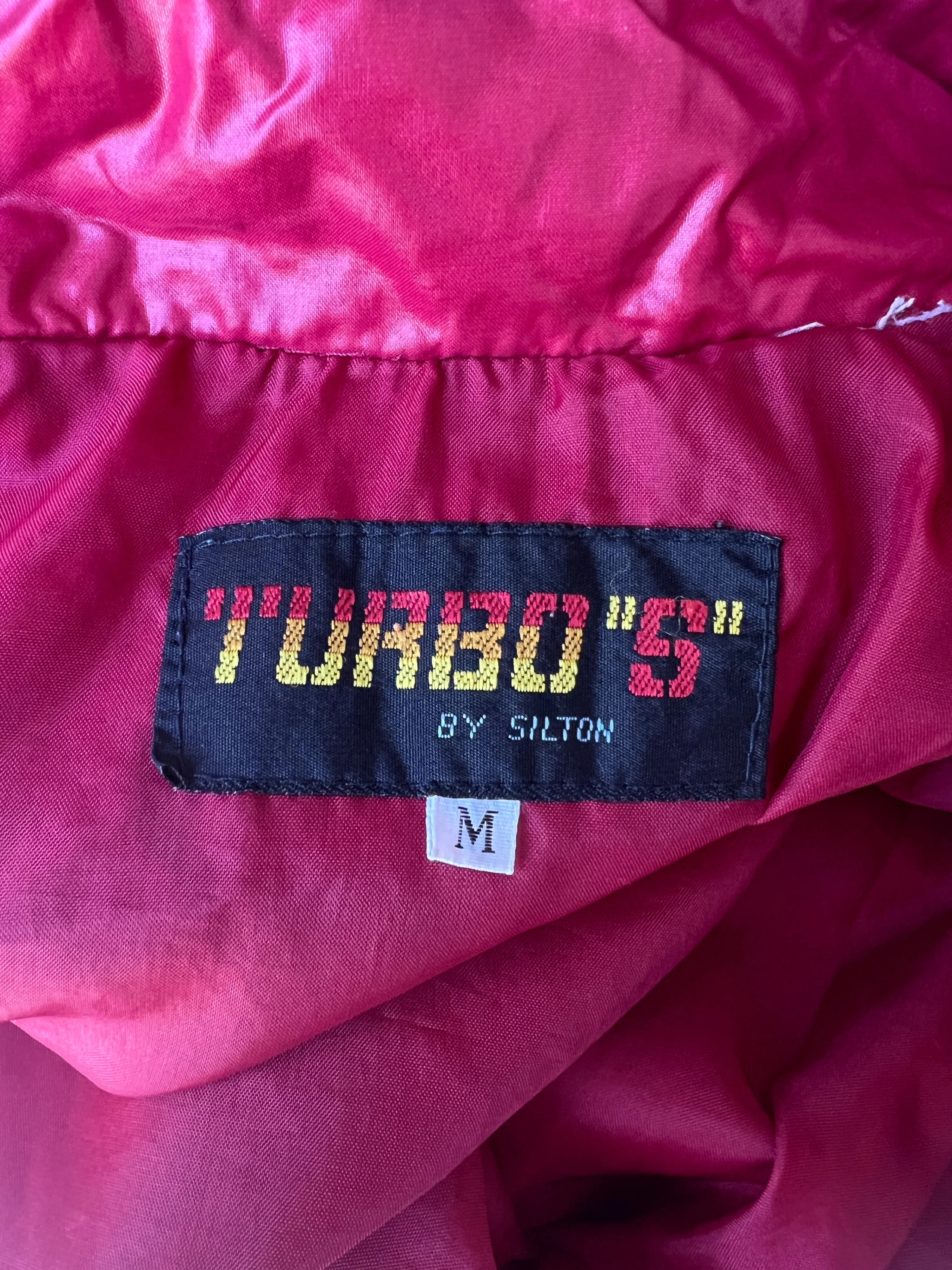 70s Dark Red Windbreaker Bomber Jacket by Turbo’s by Silton - Image 6