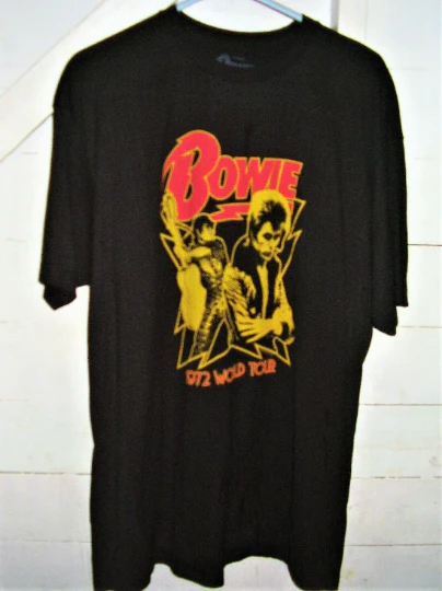 70s David Bowie 1972 Word Tour T-shirt By Bowie - Image 4