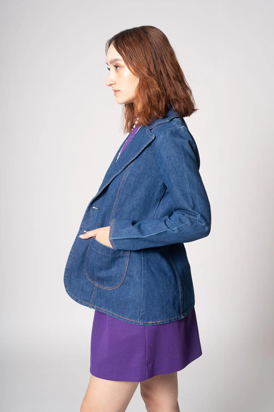 70s Denim Blazer by Wrangler - Image 9