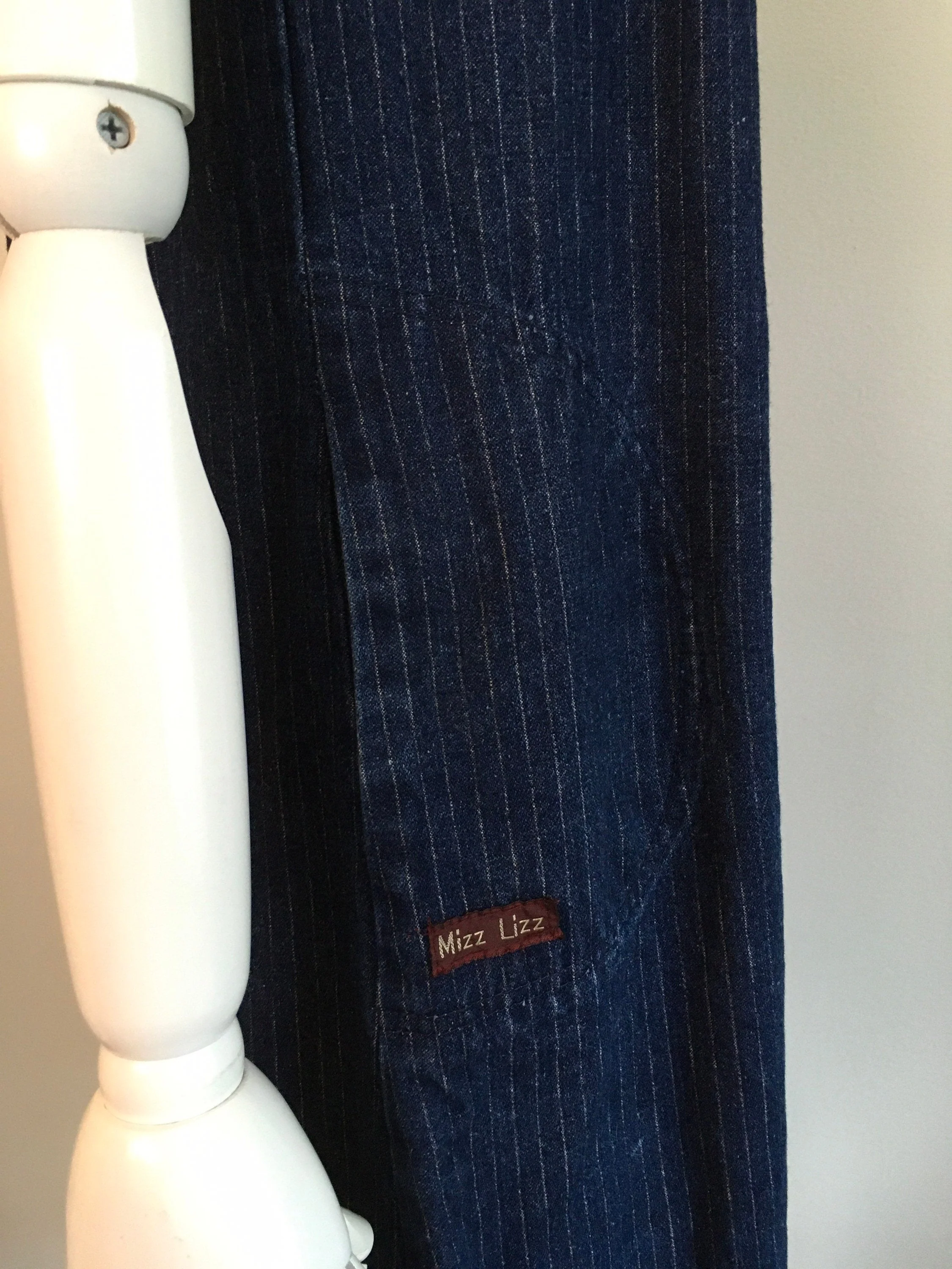 70s Denim Button Strap Dress by Mizz Lizz - Image 5