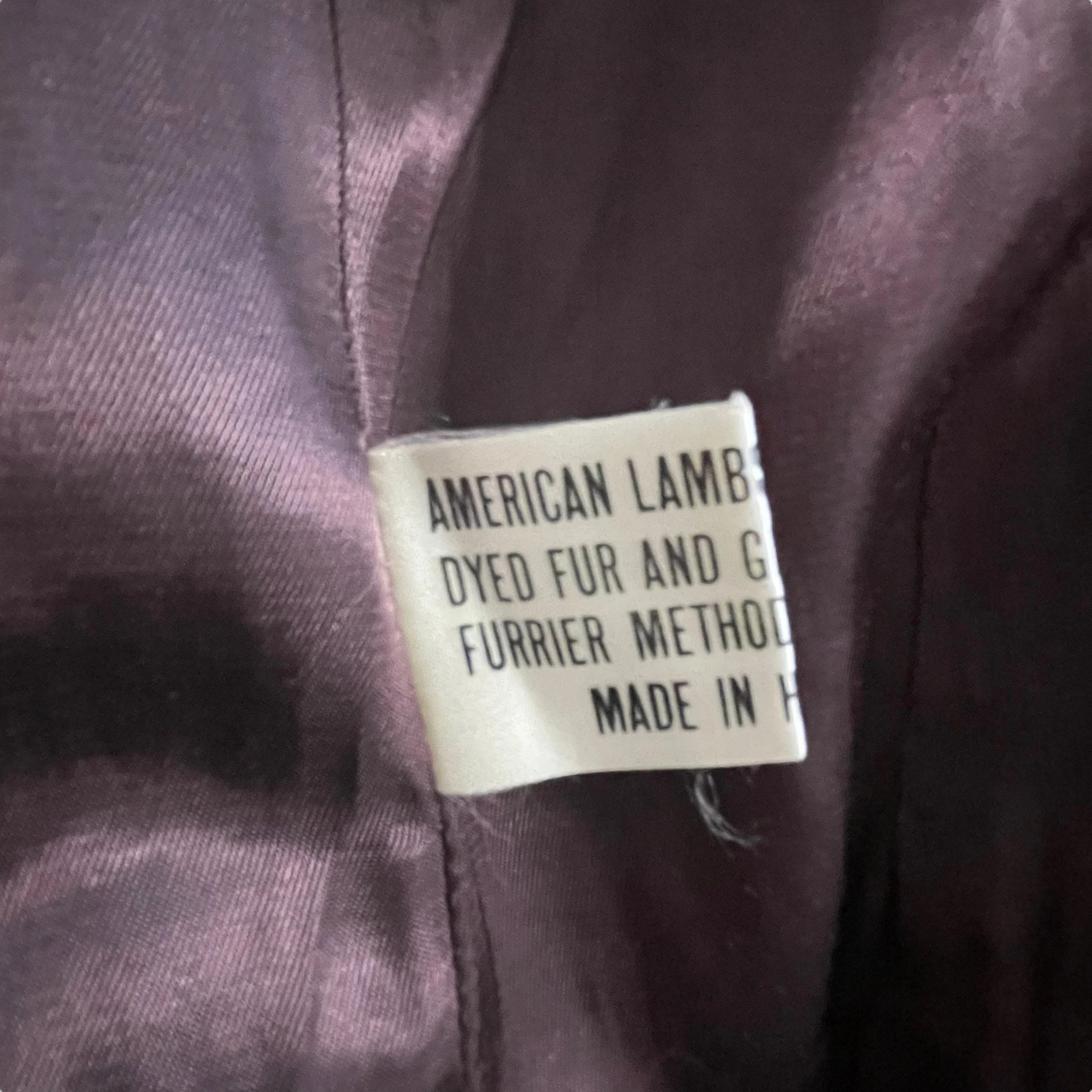 70s Designer Lambskin Fur Leather Coat Size Small By Dino Ricco - Image 10